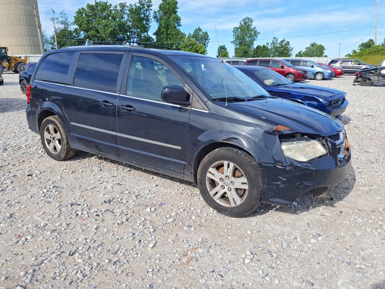 2013 Dodge Grand Caravan Crew Black vin: 2C4RDGDG8DR570349