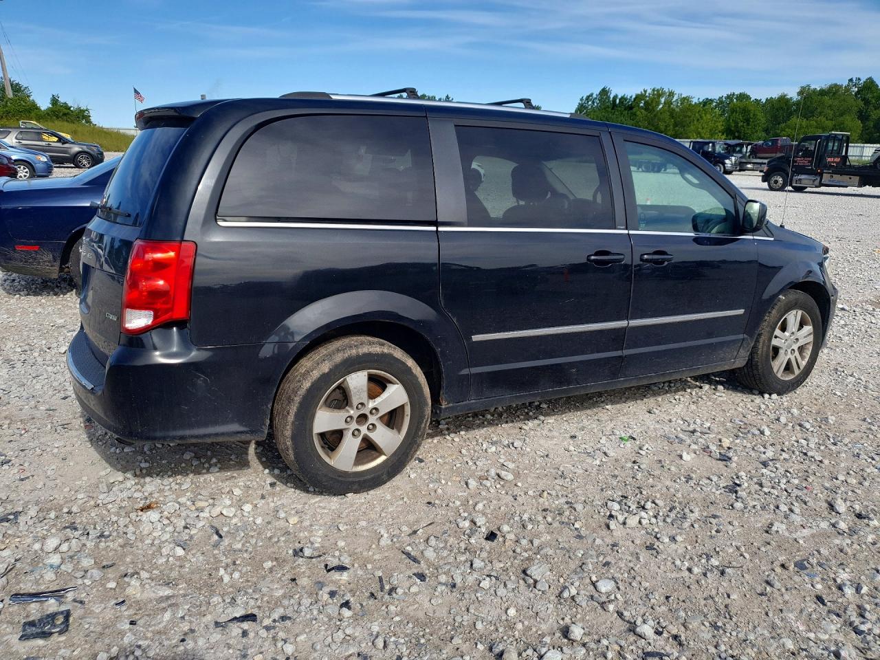 2013 Dodge Grand Caravan Crew Black vin: 2C4RDGDG8DR570349