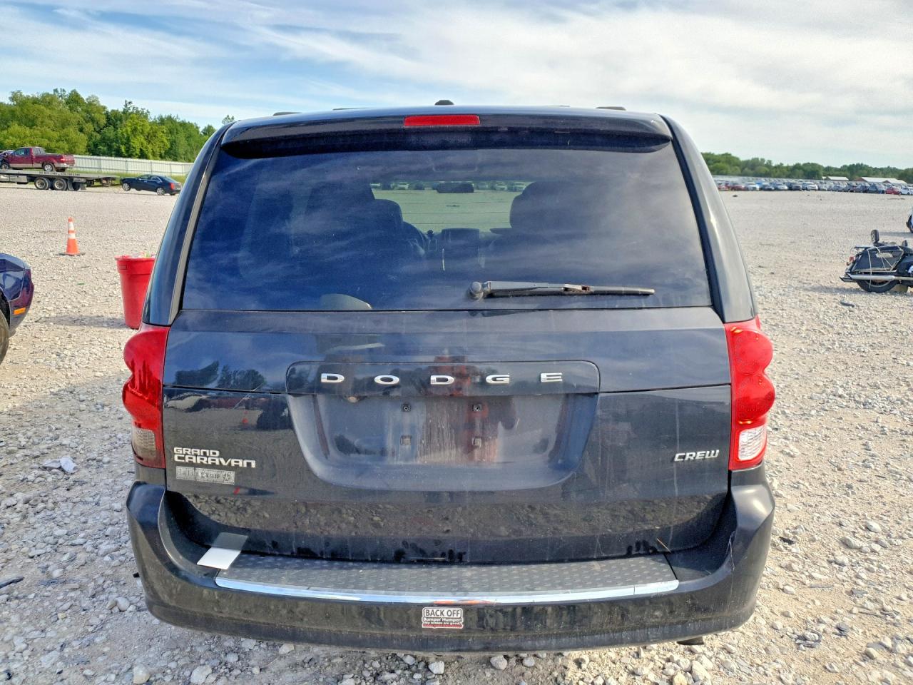 2013 Dodge Grand Caravan Crew Black vin: 2C4RDGDG8DR570349