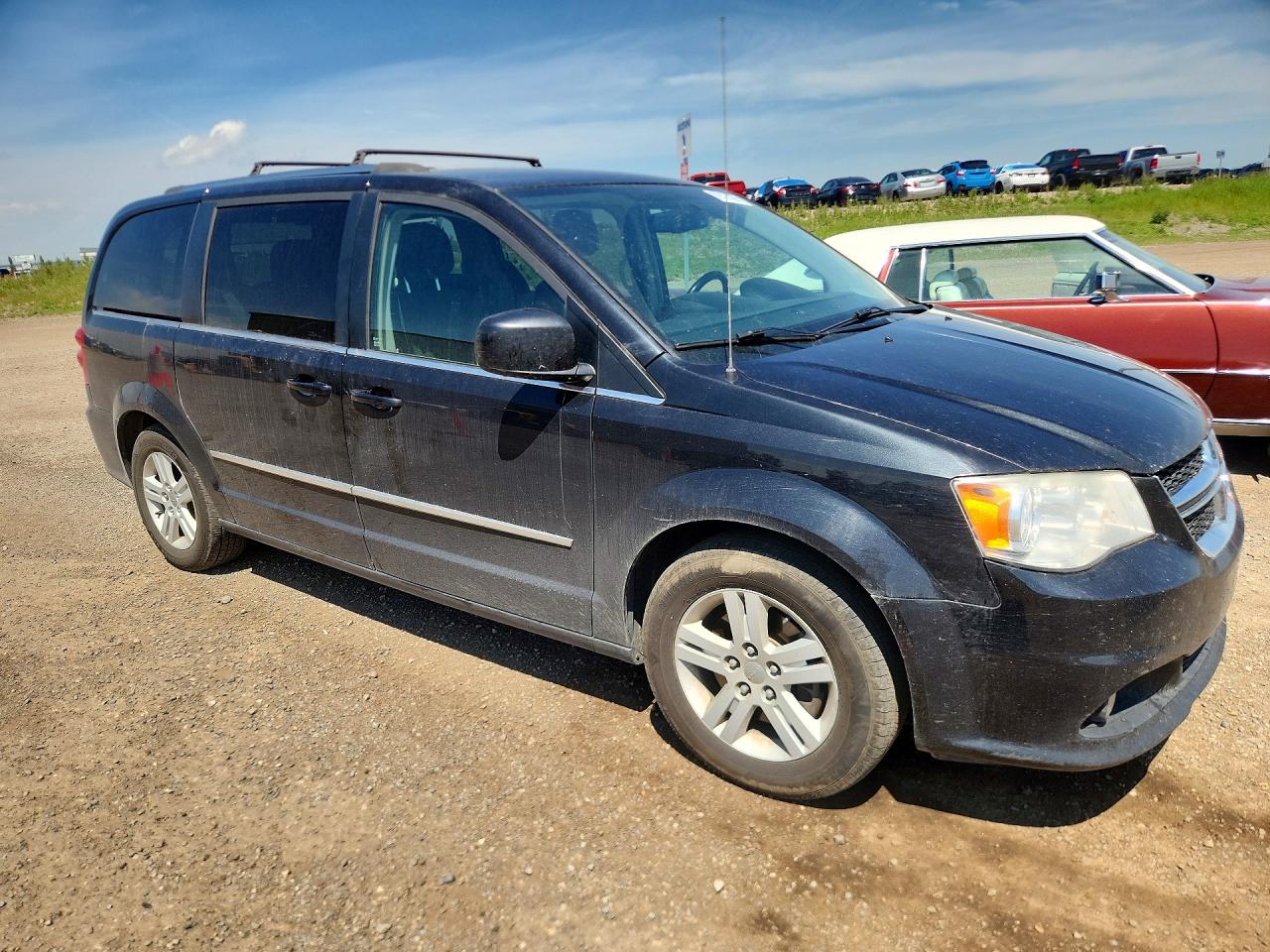 2014 Dodge Grand Caravan Crew Black vin: 2C4RDGDG8ER385204