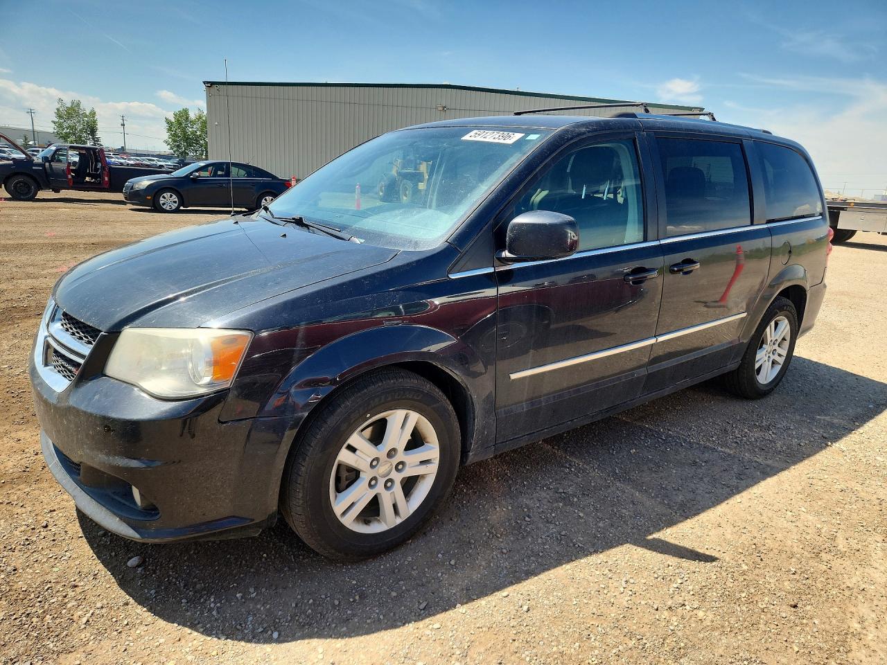 2014 Dodge Grand Caravan Crew Black vin: 2C4RDGDG8ER385204