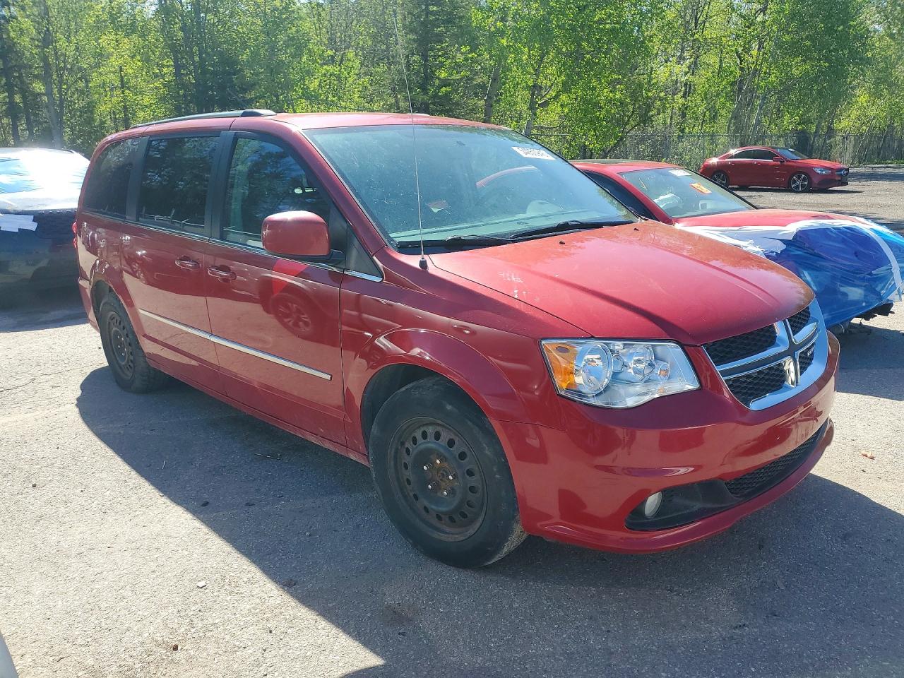 2012 Dodge Grand Caravan Crew Red vin: 2C4RDGDG9CR164210
