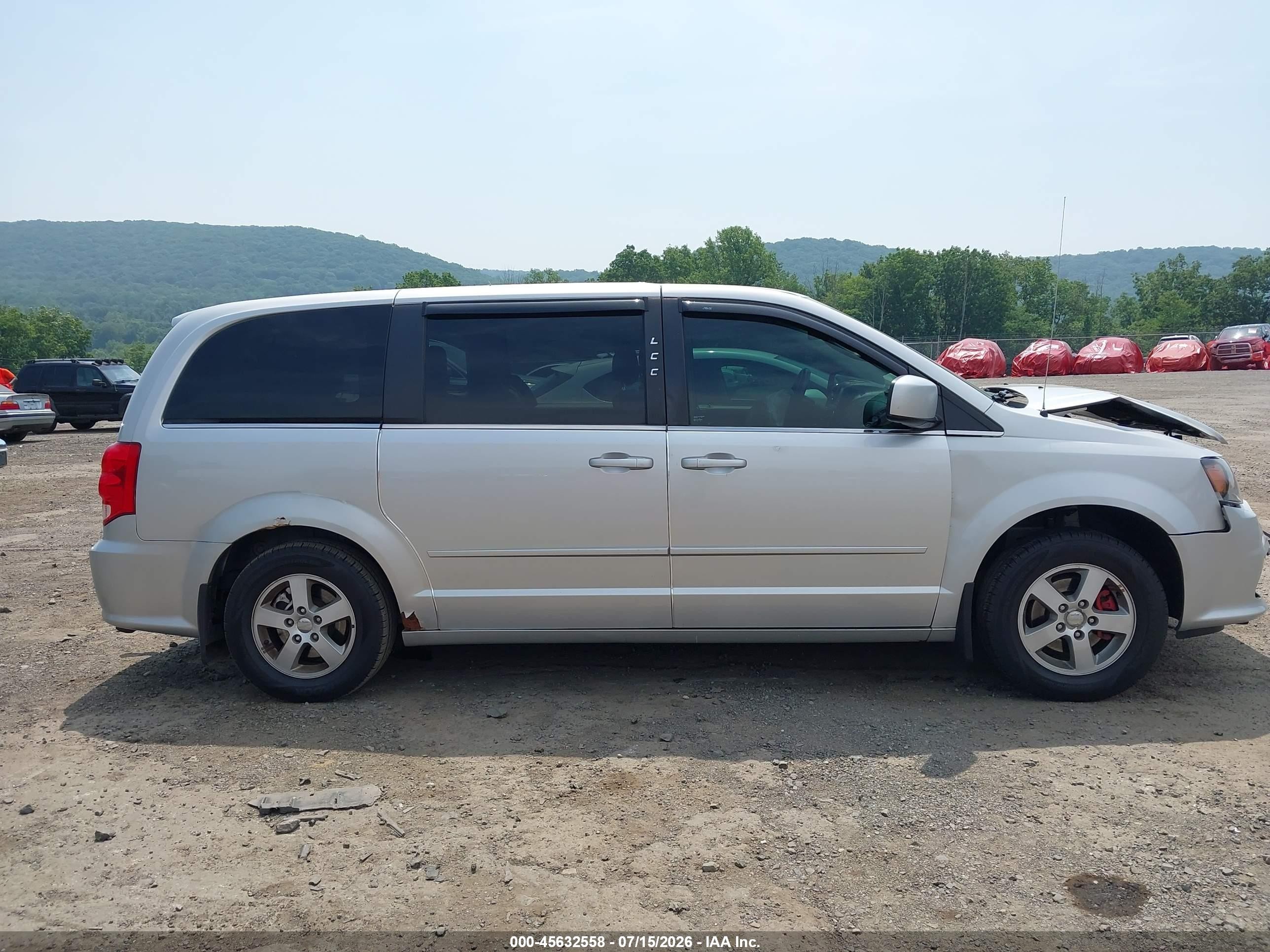 2012 Dodge Grand Caravan Crew Silver vin: 2C4RDGDG9CR190631