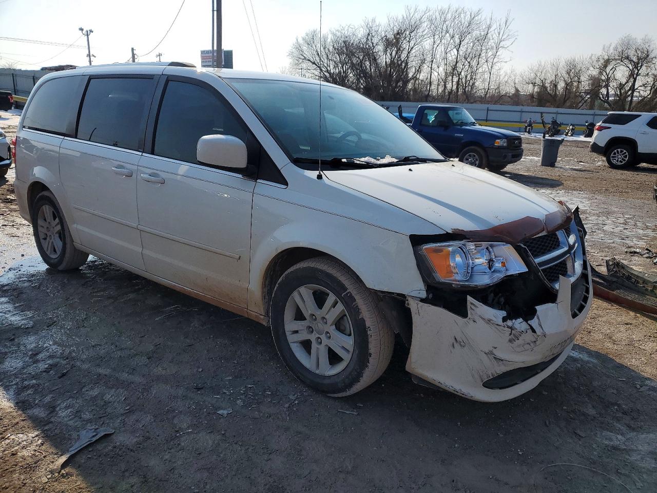 2013 Dodge Grand Caravan Crew White vin: 2C4RDGDG9DR766266
