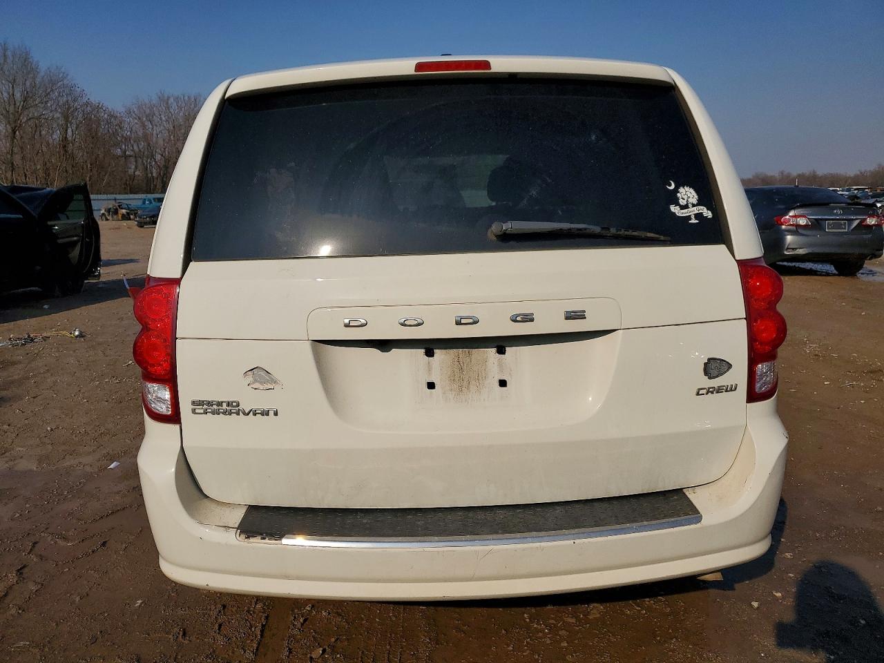2013 Dodge Grand Caravan Crew White vin: 2C4RDGDG9DR766266