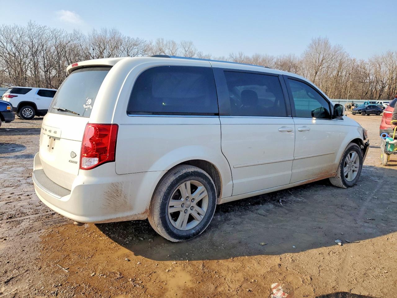 2013 Dodge Grand Caravan Crew White vin: 2C4RDGDG9DR766266