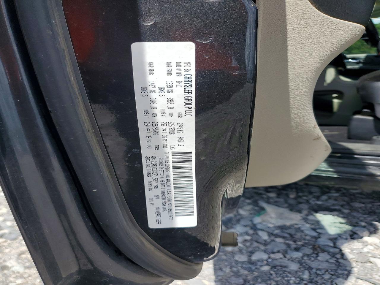 2012 Dodge Grand Caravan Crew Gray vin: 2C4RDGDGXCR112097