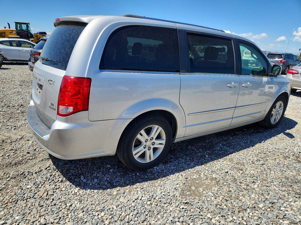 2012 Dodge Grand Caravan Crew Silver vin: 2C4RDGDGXCR122841
