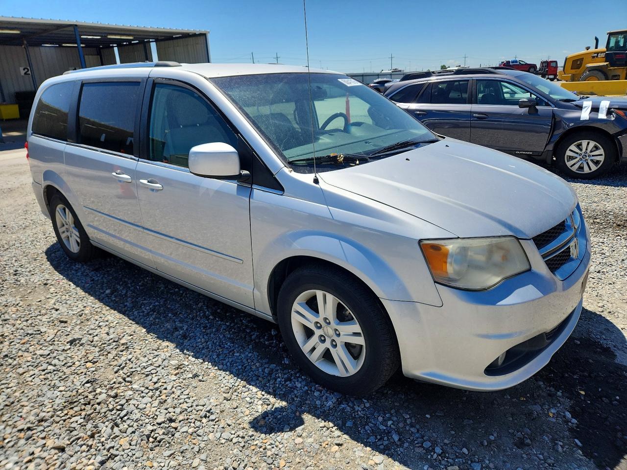 2012 Dodge Grand Caravan Crew Silver vin: 2C4RDGDGXCR122841