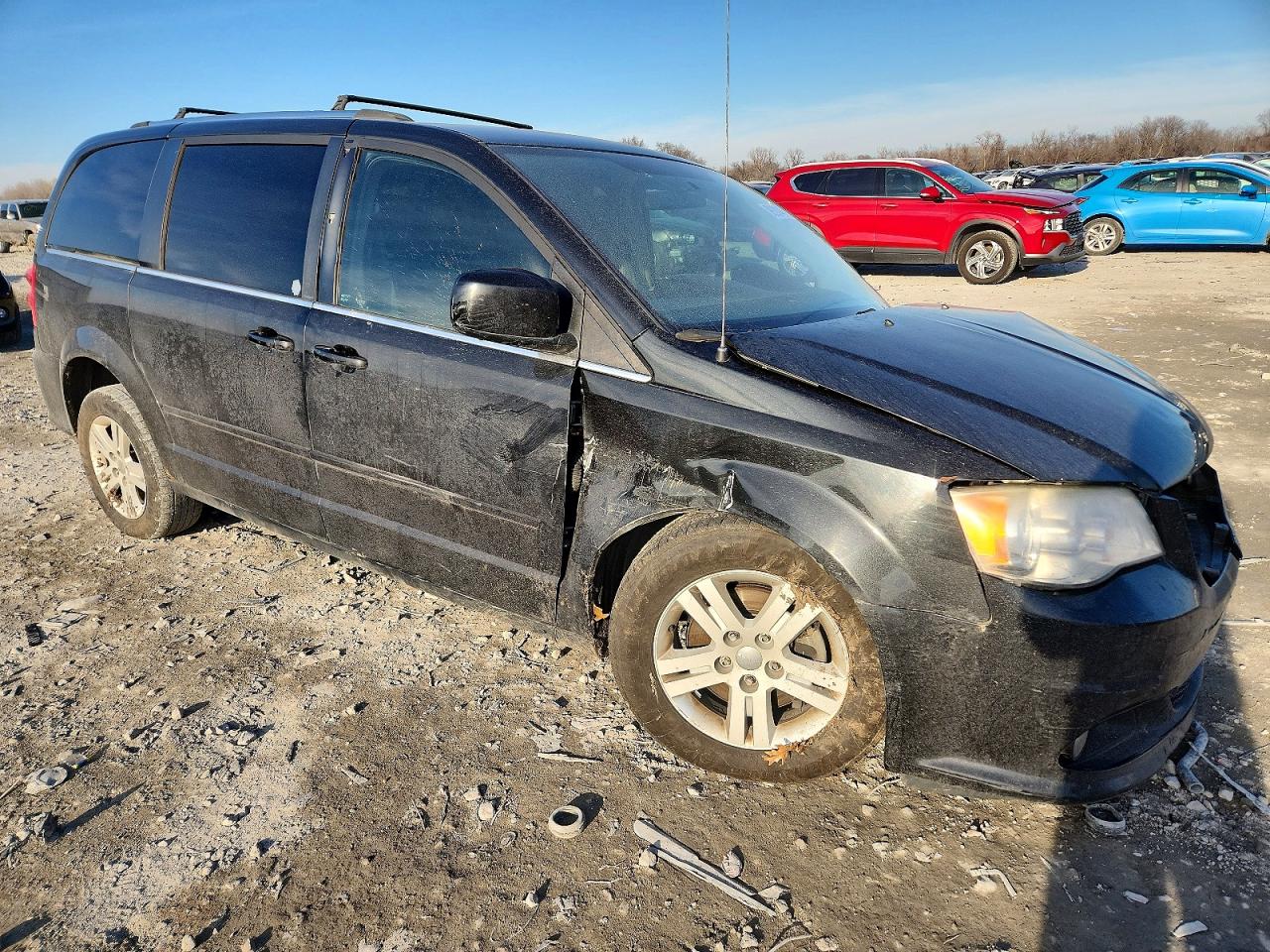 2012 Dodge Grand Caravan Crew Black vin: 2C4RDGDGXCR179640