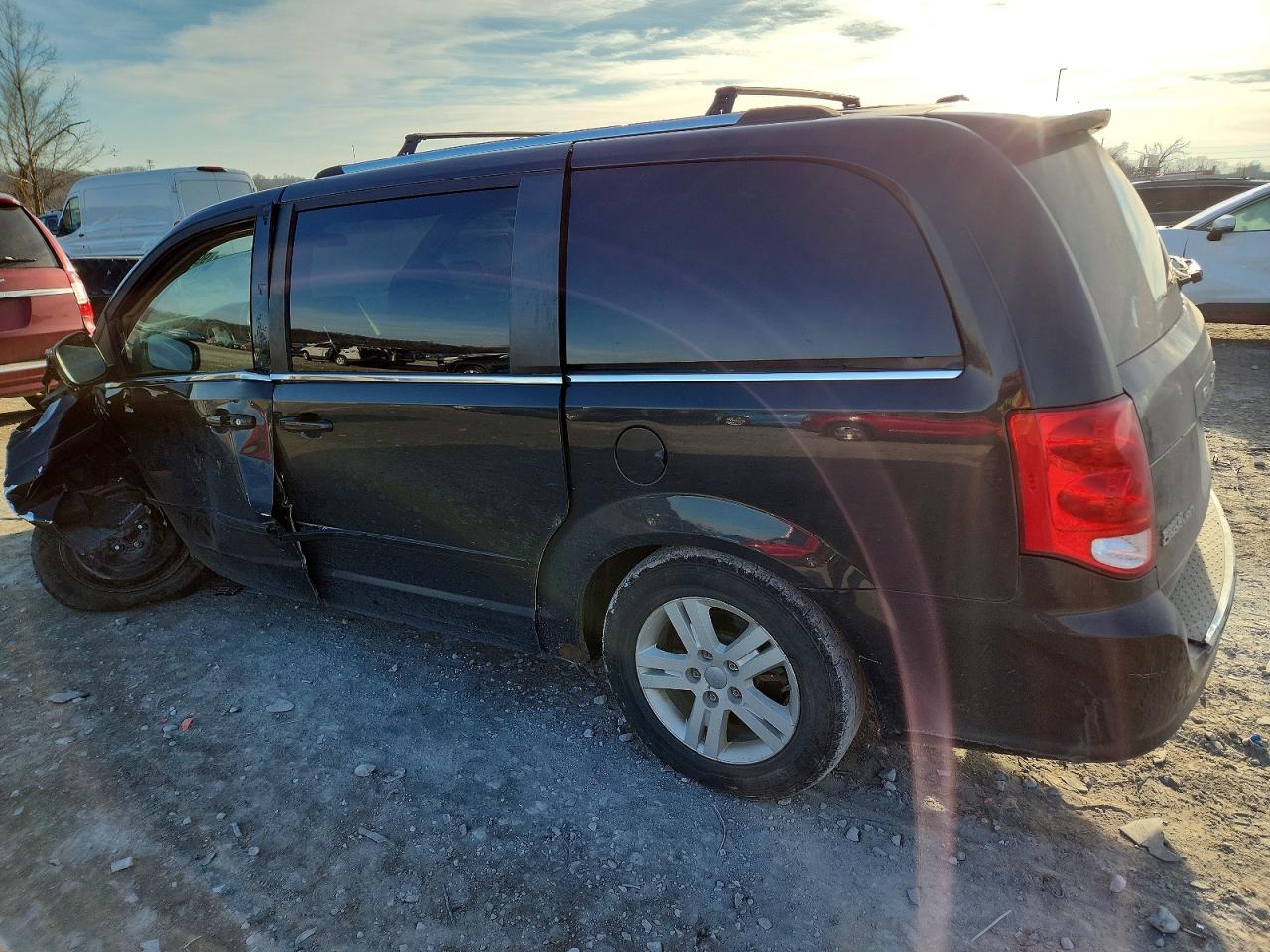 2012 Dodge Grand Caravan Crew Black vin: 2C4RDGDGXCR179640