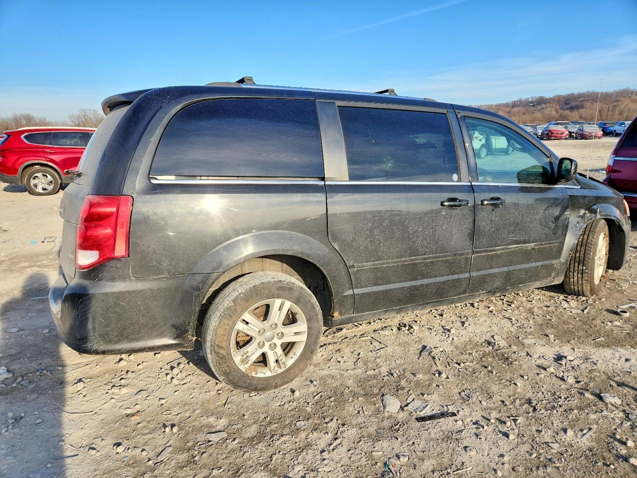 2012 Dodge Grand Caravan Crew Black vin: 2C4RDGDGXCR179640