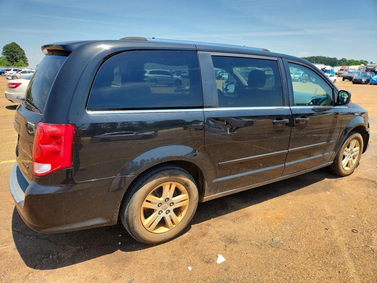 2012 Dodge Grand Caravan Crew Black vin: 2C4RDGDGXCR292374