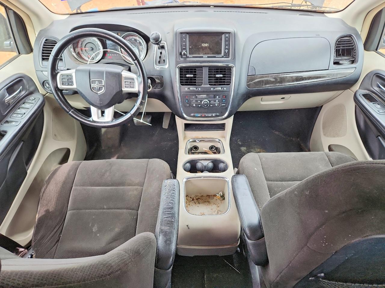 2012 Dodge Grand Caravan Crew Black vin: 2C4RDGDGXCR292374