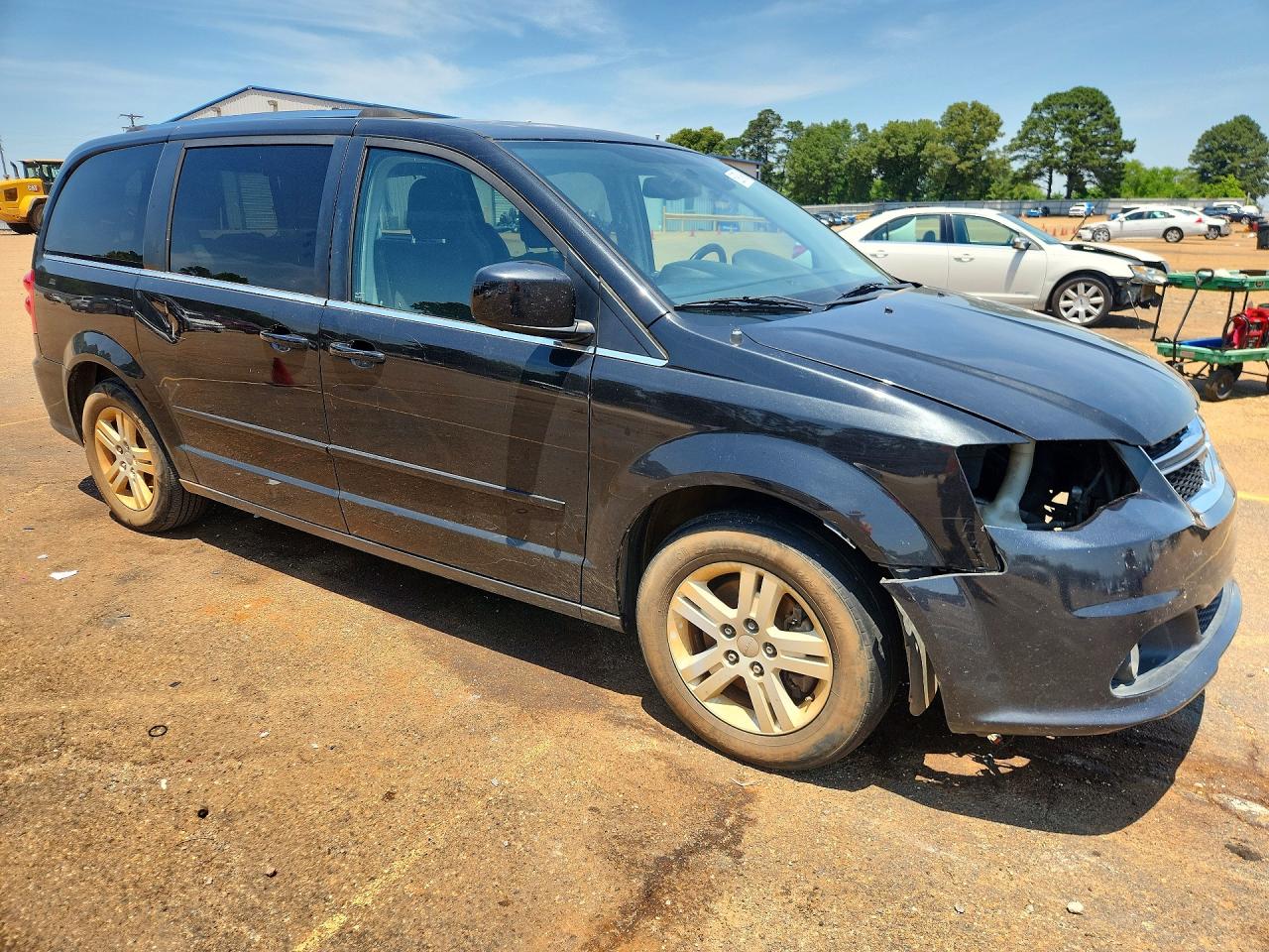 2012 Dodge Grand Caravan Crew Black vin: 2C4RDGDGXCR292374