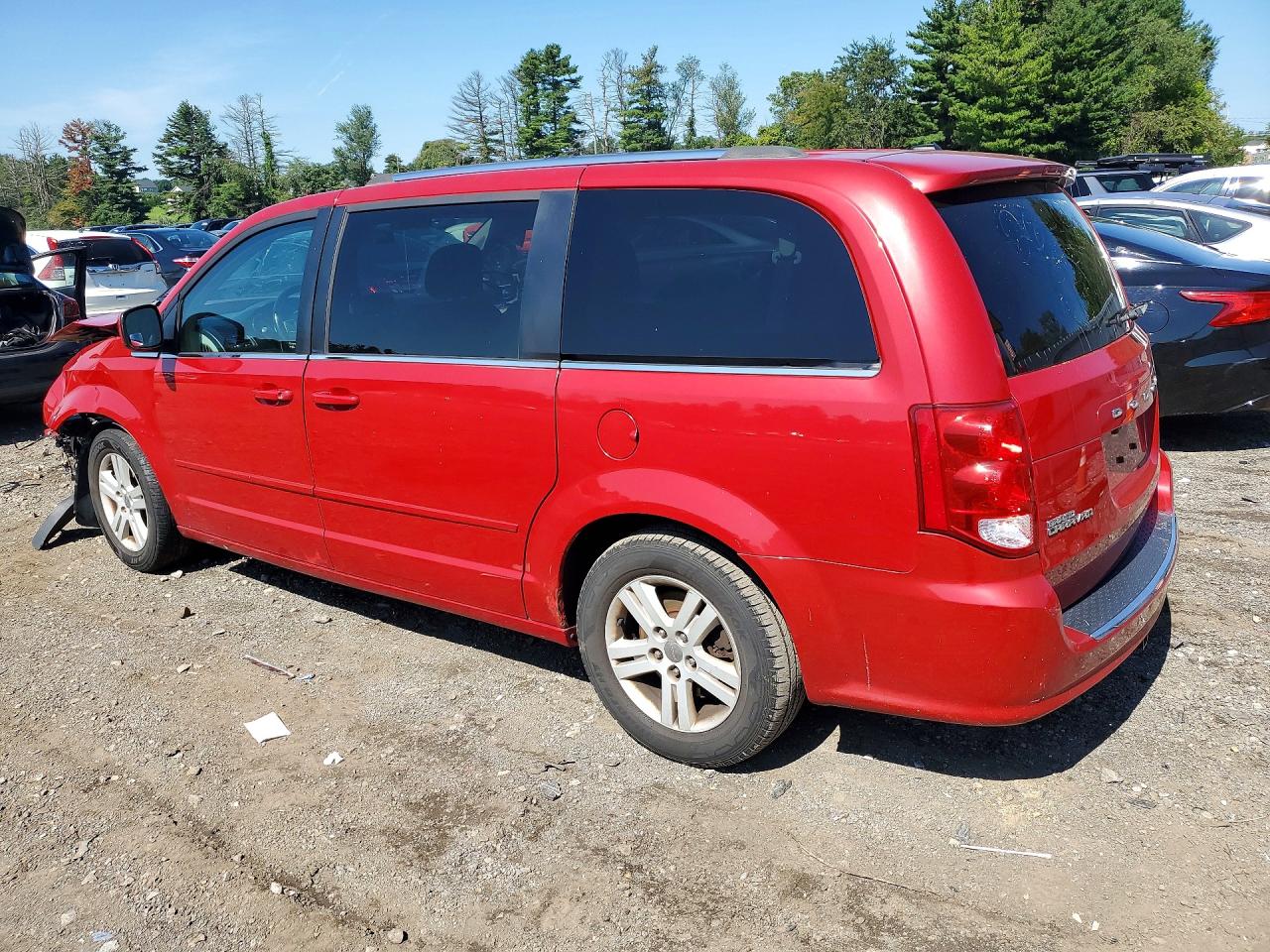 2012 Dodge Grand Caravan Crew Red vin: 2C4RDGDGXCR321694