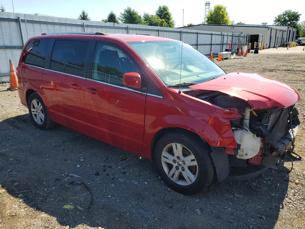 2012 Dodge Grand Caravan Crew Red vin: 2C4RDGDGXCR321694