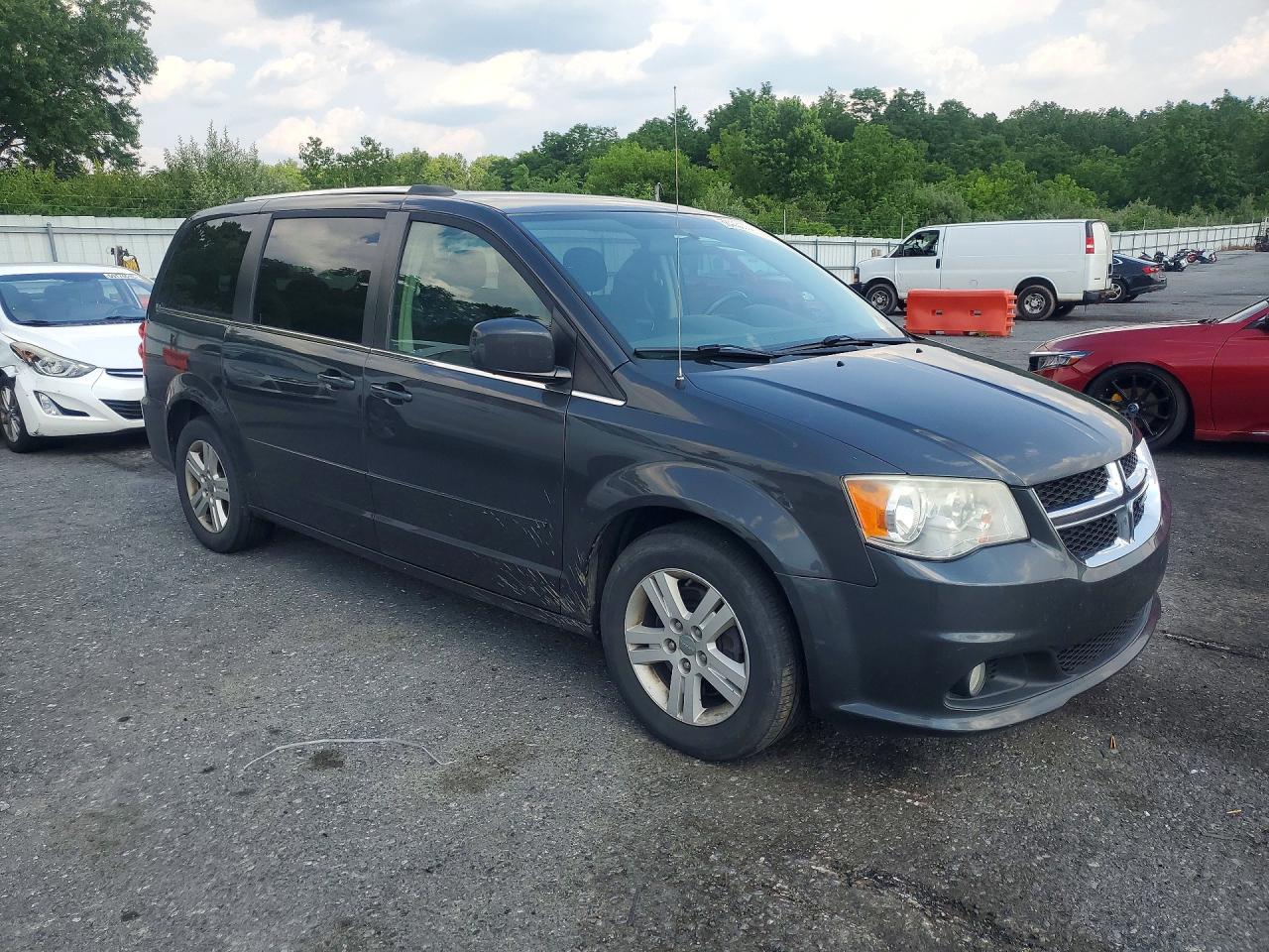 2012 Dodge Grand Caravan Crew Угольный vin: 2C4RDGDGXCR372211