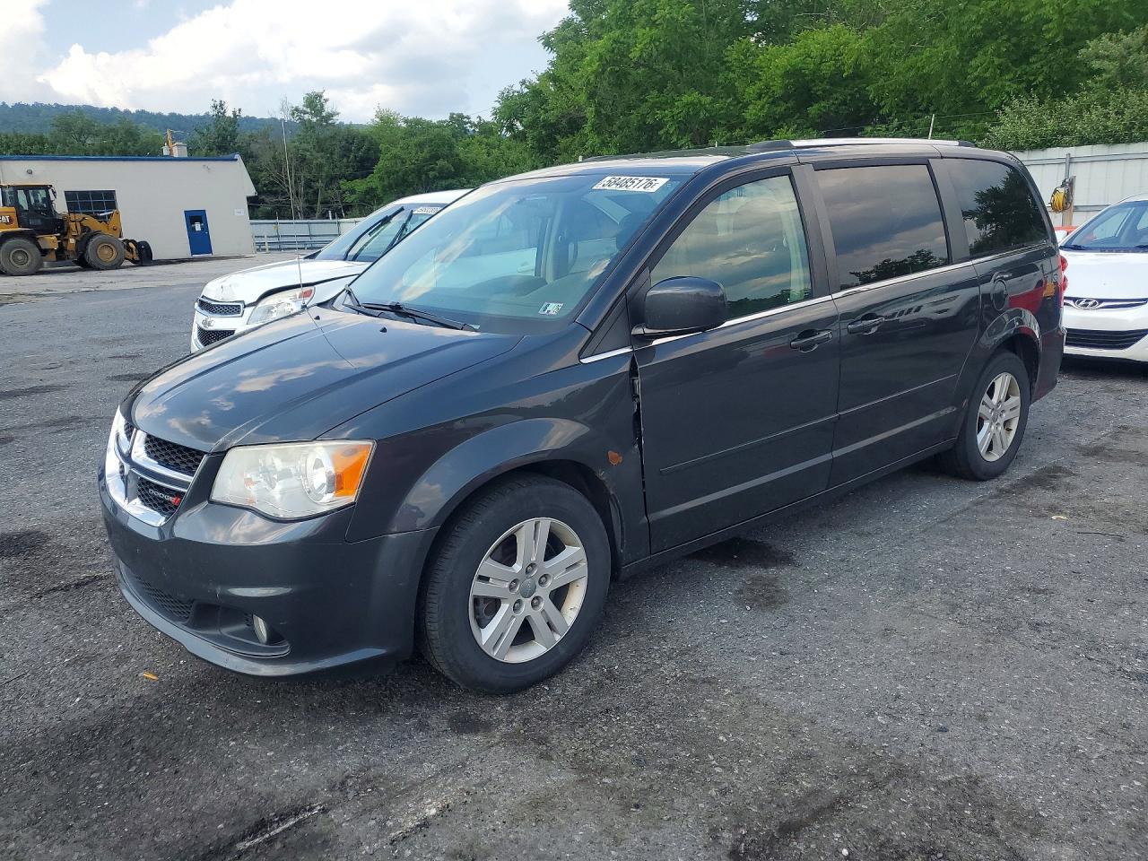 2012 Dodge Grand Caravan Crew Charcoal vin: 2C4RDGDGXCR372211