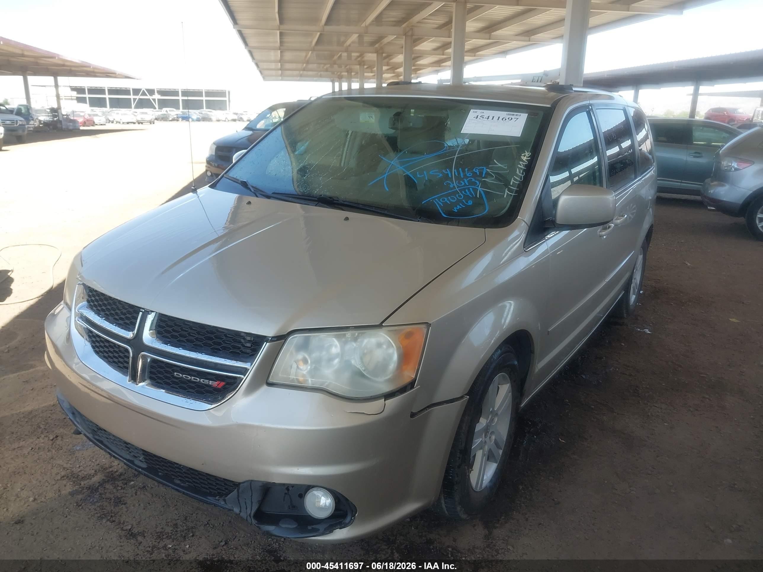 2013 Dodge Grand Caravan Crew Brown vin: 2C4RDGDGXDR506586