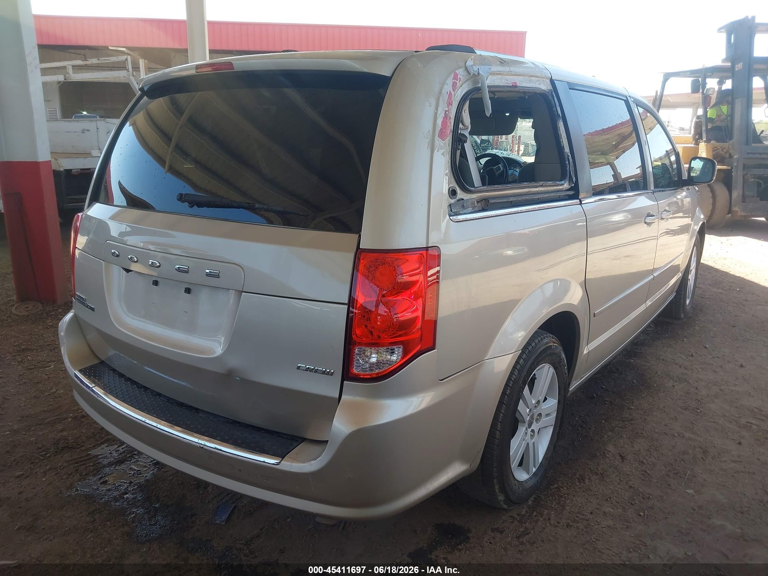 2013 Dodge Grand Caravan Crew Brown vin: 2C4RDGDGXDR506586