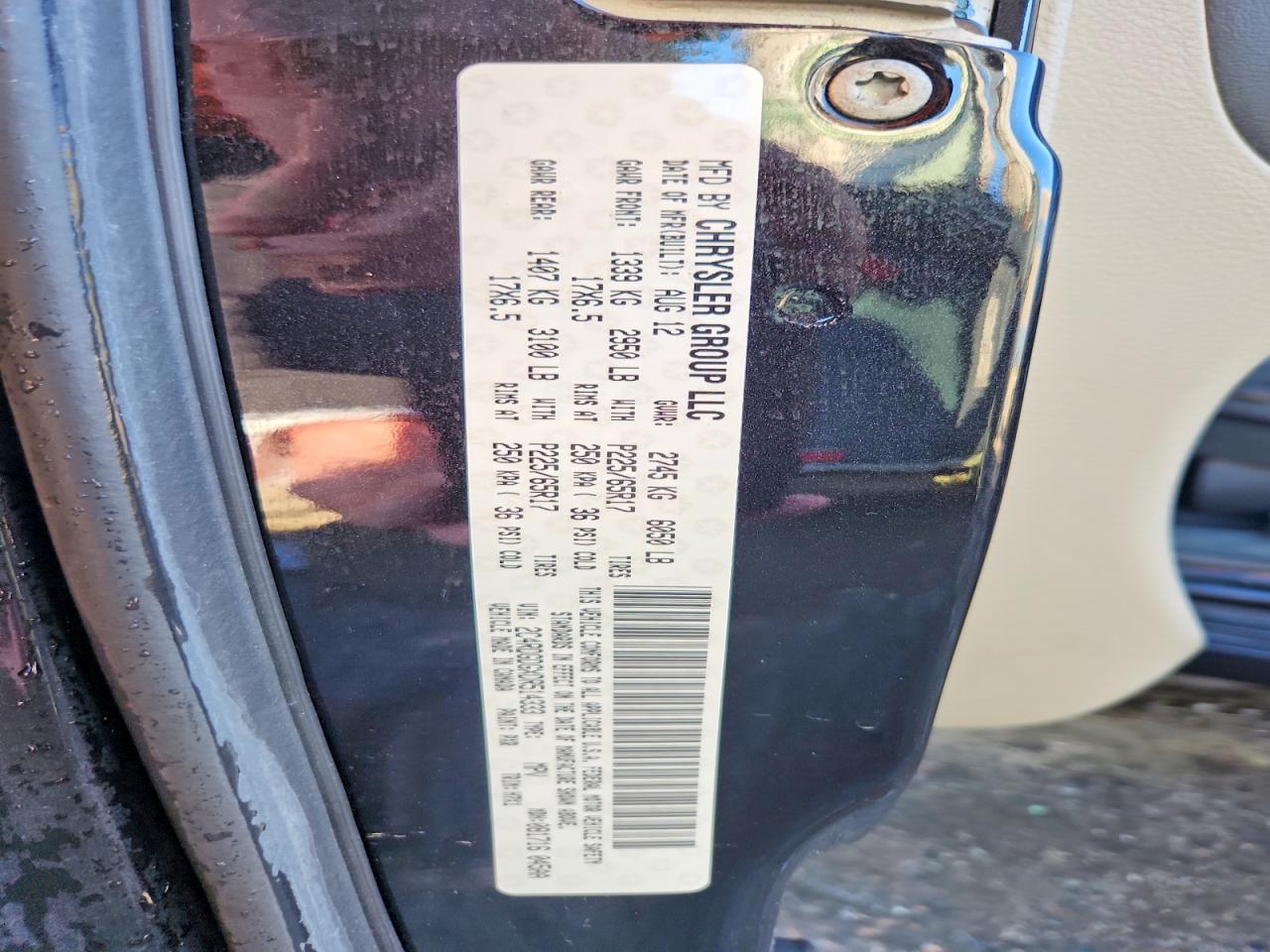 2013 Dodge Grand Caravan Crew Black vin: 2C4RDGDGXDR514333