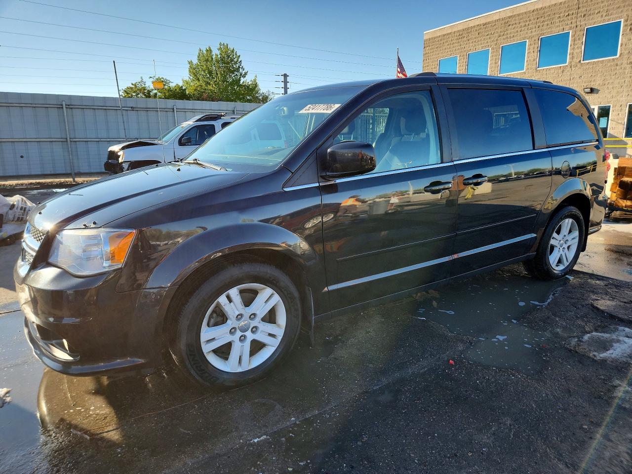 2013 Dodge Grand Caravan Crew Black vin: 2C4RDGDGXDR514333