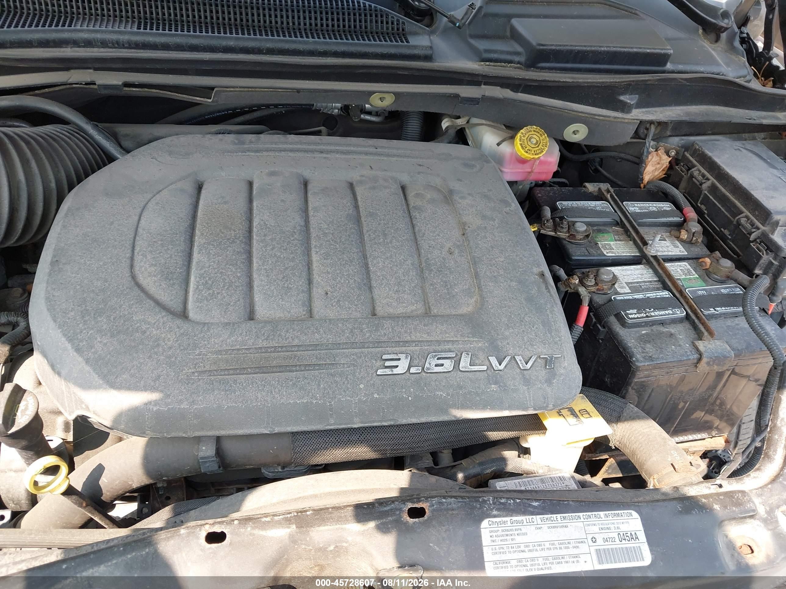 2013 Dodge Grand Caravan Crew Black vin: 2C4RDGDGXDR543671