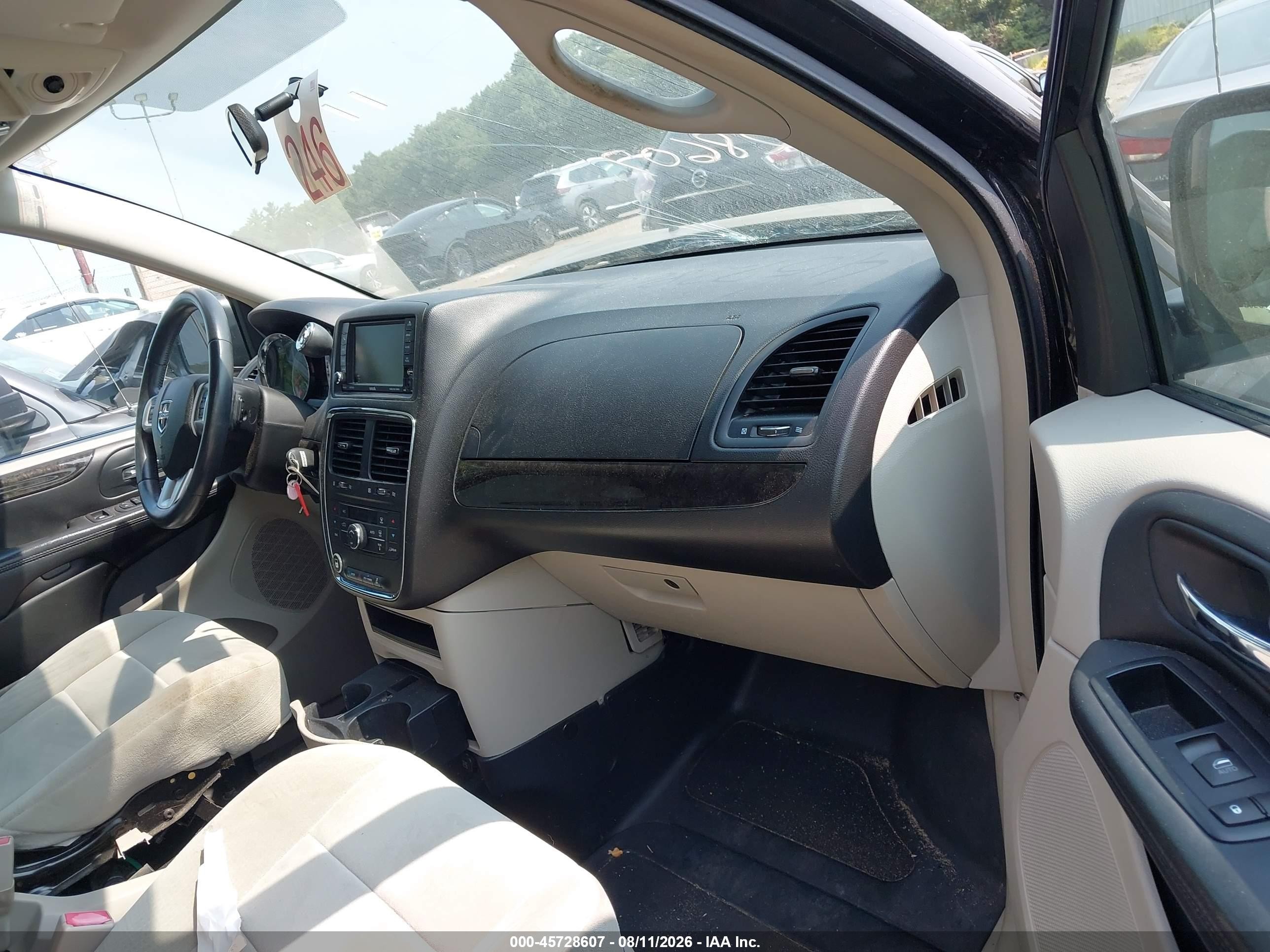 2013 Dodge Grand Caravan Crew Black vin: 2C4RDGDGXDR543671