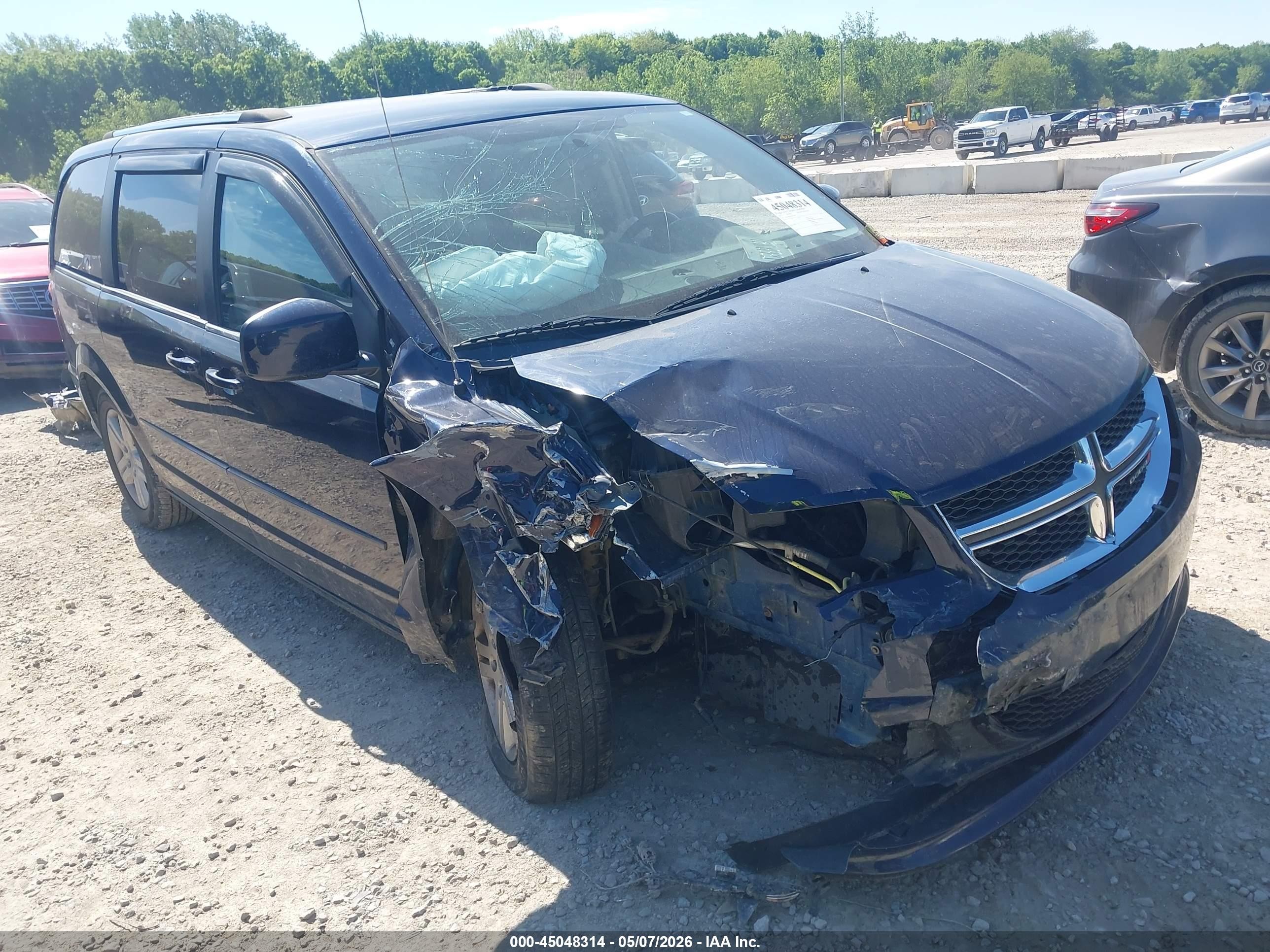 2013 Dodge Grand Caravan Crew Blue vin: 2C4RDGDGXDR572894