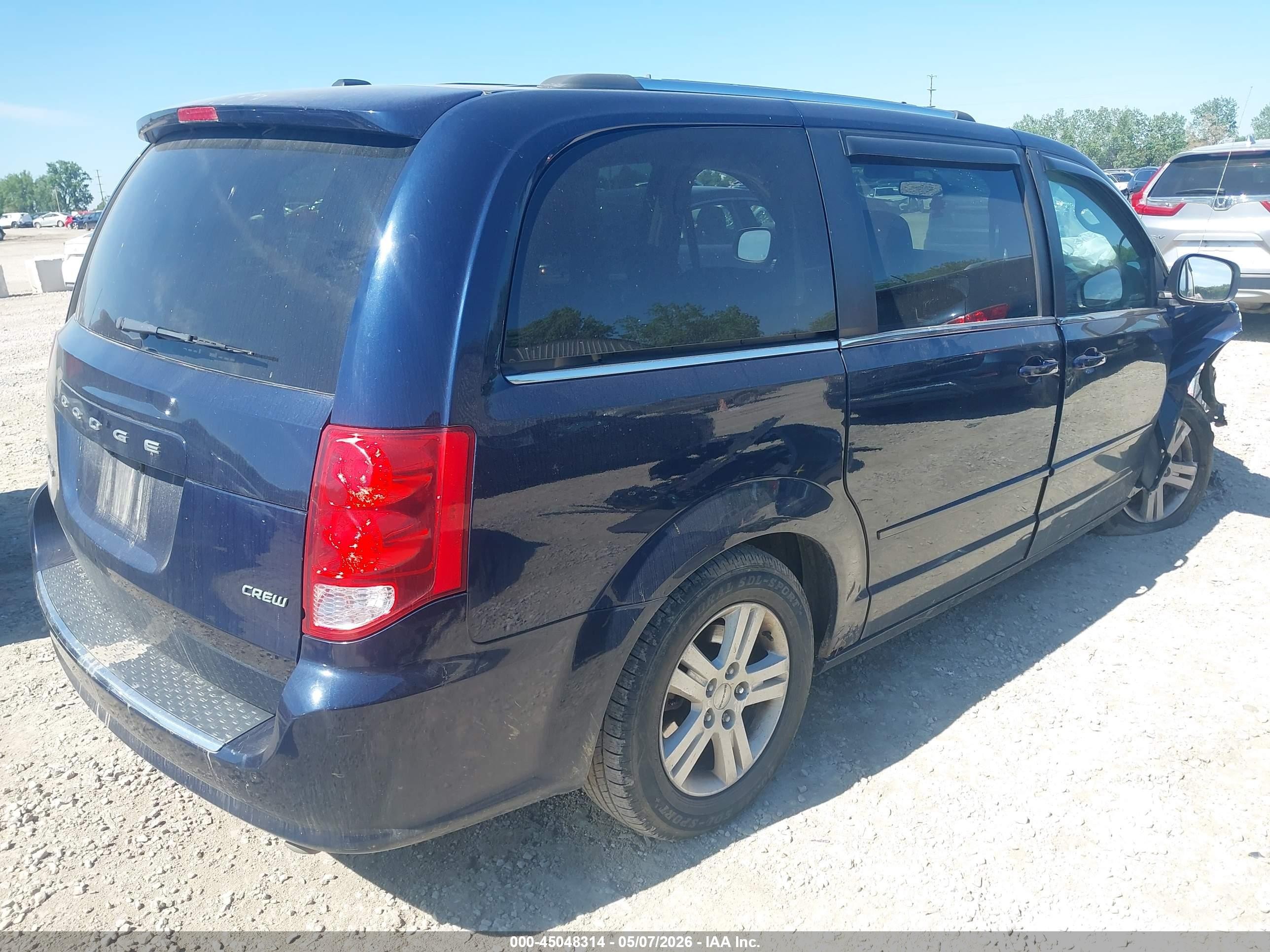 2013 Dodge Grand Caravan Crew Blue vin: 2C4RDGDGXDR572894
