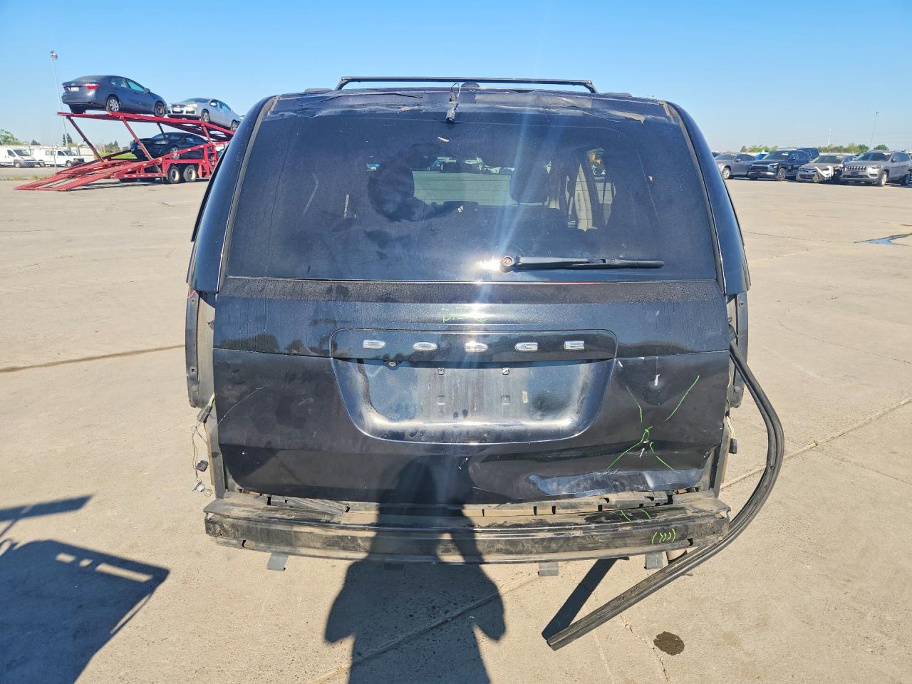 2013 Dodge Grand Caravan Crew Black vin: 2C4RDGDGXDR586343