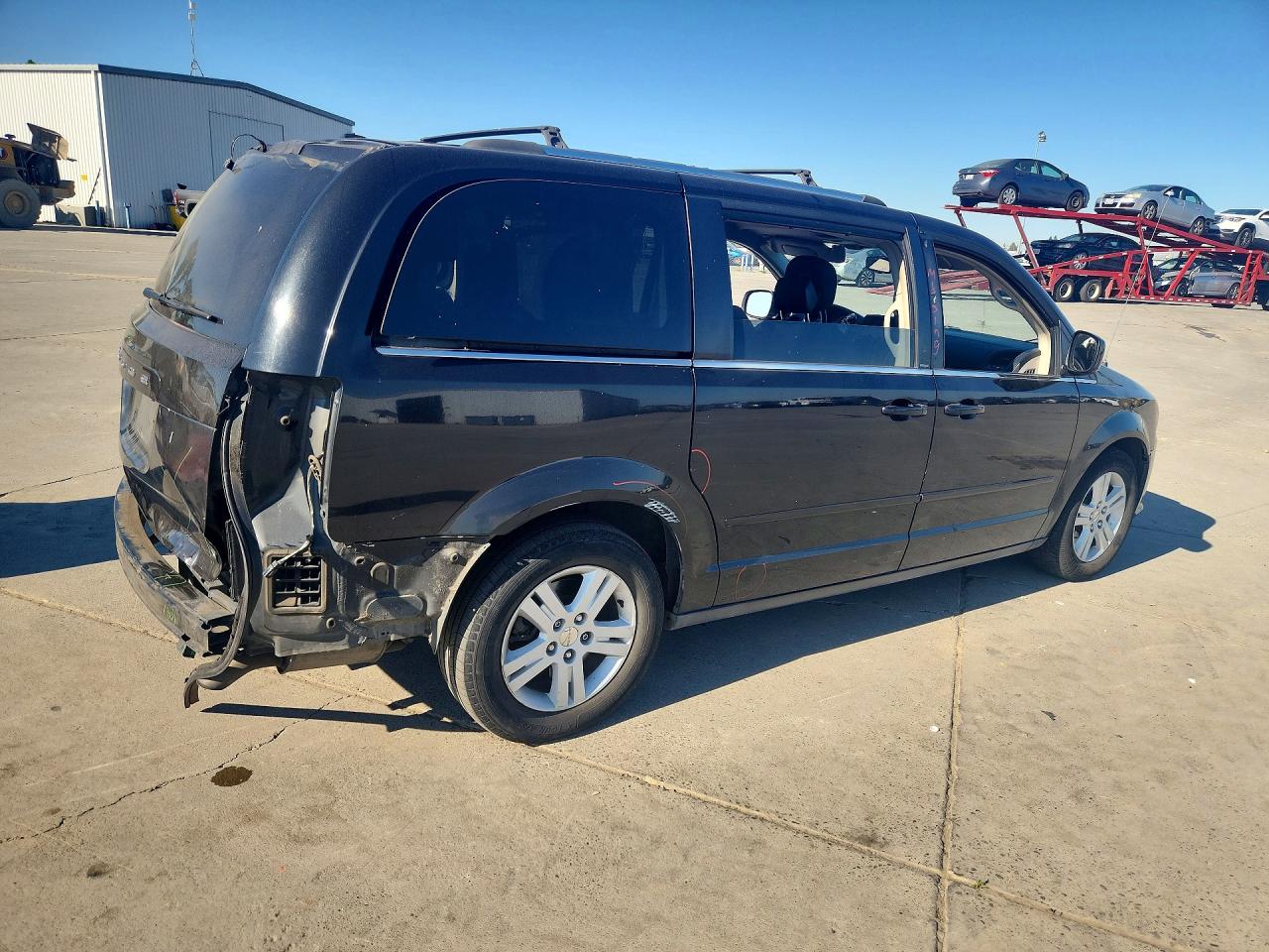 2013 Dodge Grand Caravan Crew Black vin: 2C4RDGDGXDR586343