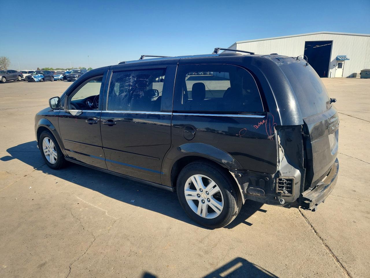 2013 Dodge Grand Caravan Crew Black vin: 2C4RDGDGXDR586343
