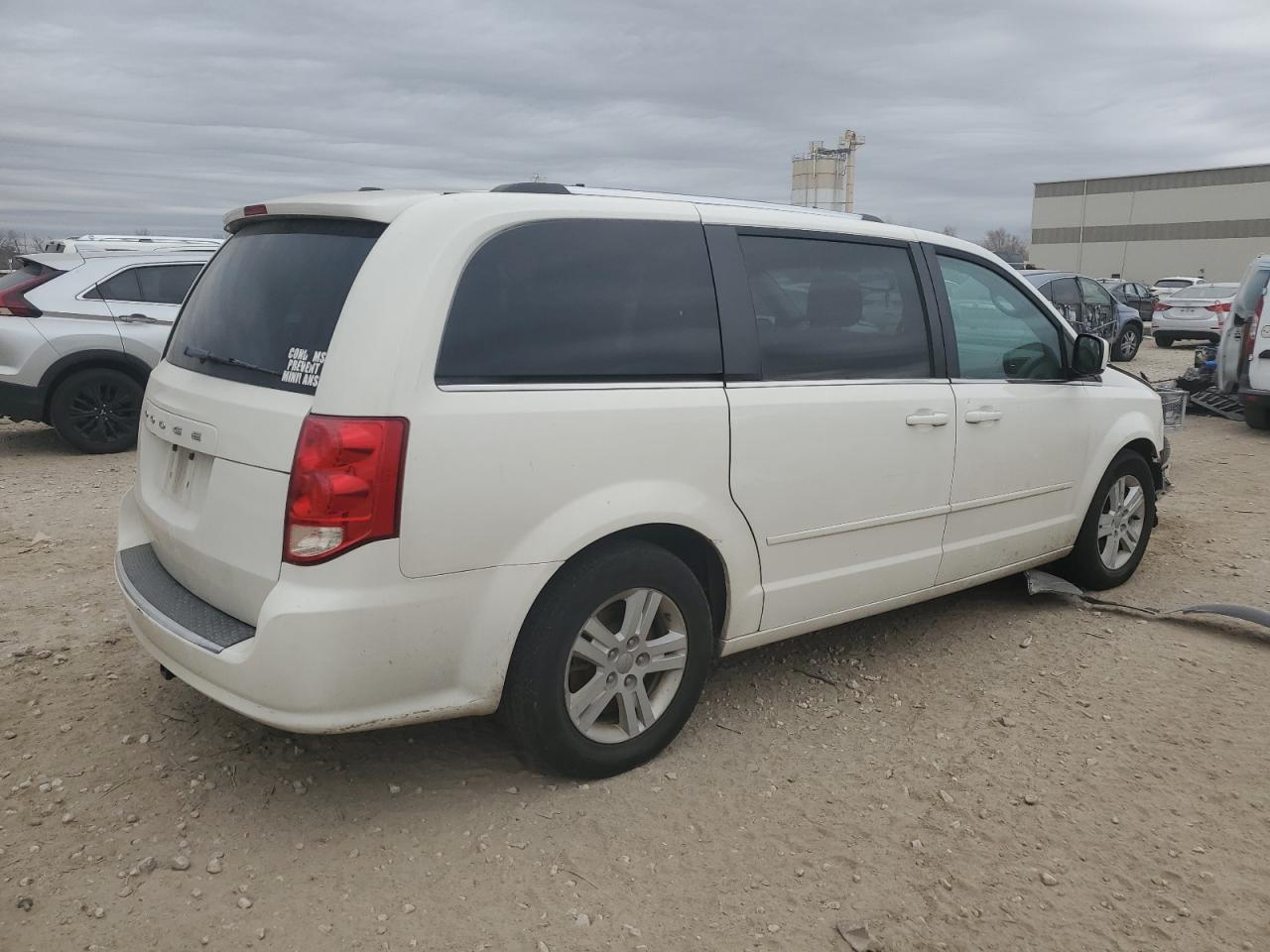 2013 Dodge Grand Caravan Crew White vin: 2C4RDGDGXDR782170
