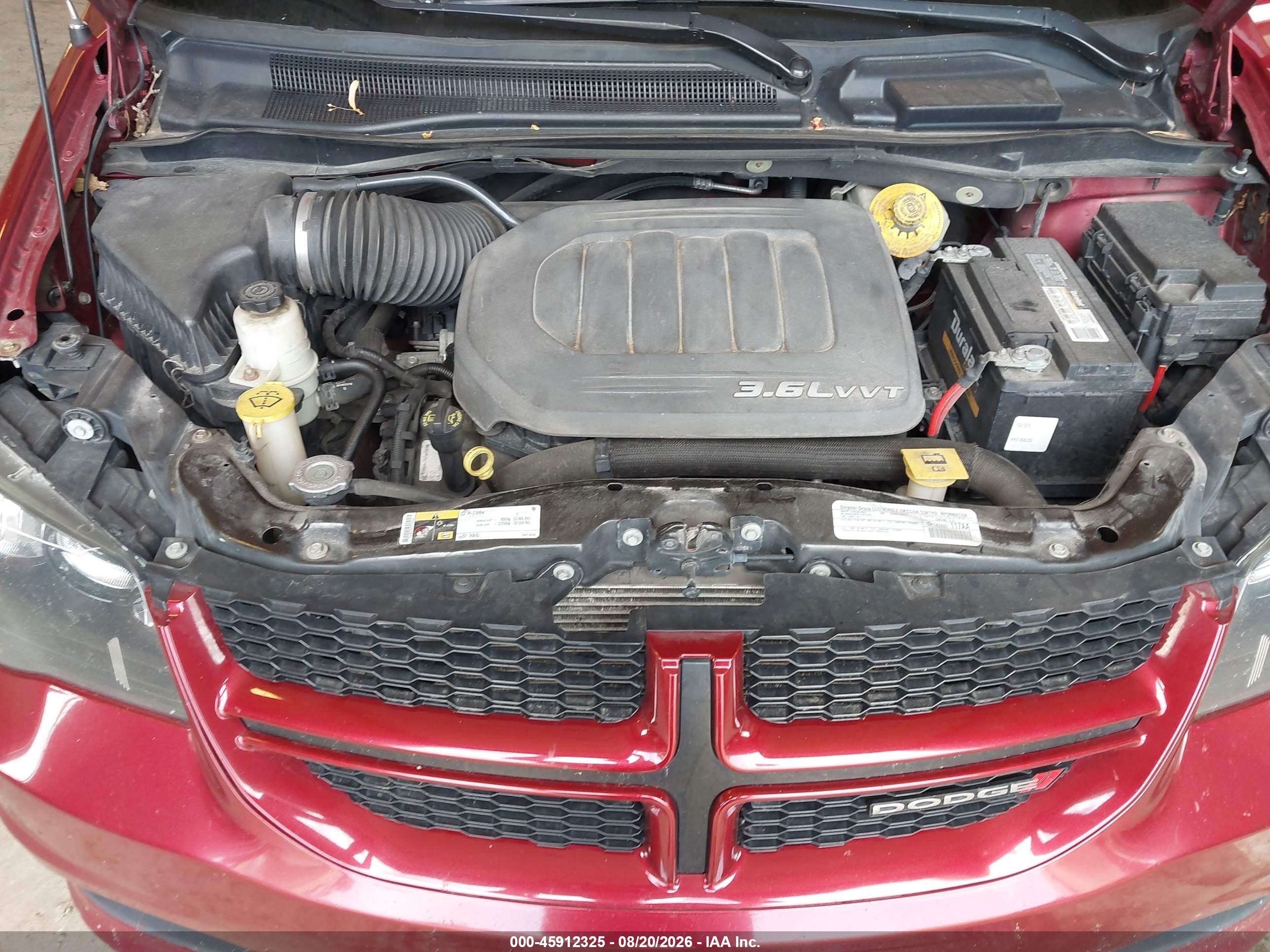 2015 Dodge Grand Caravan R/t Red vin: 2C4RDGEG0FR653873