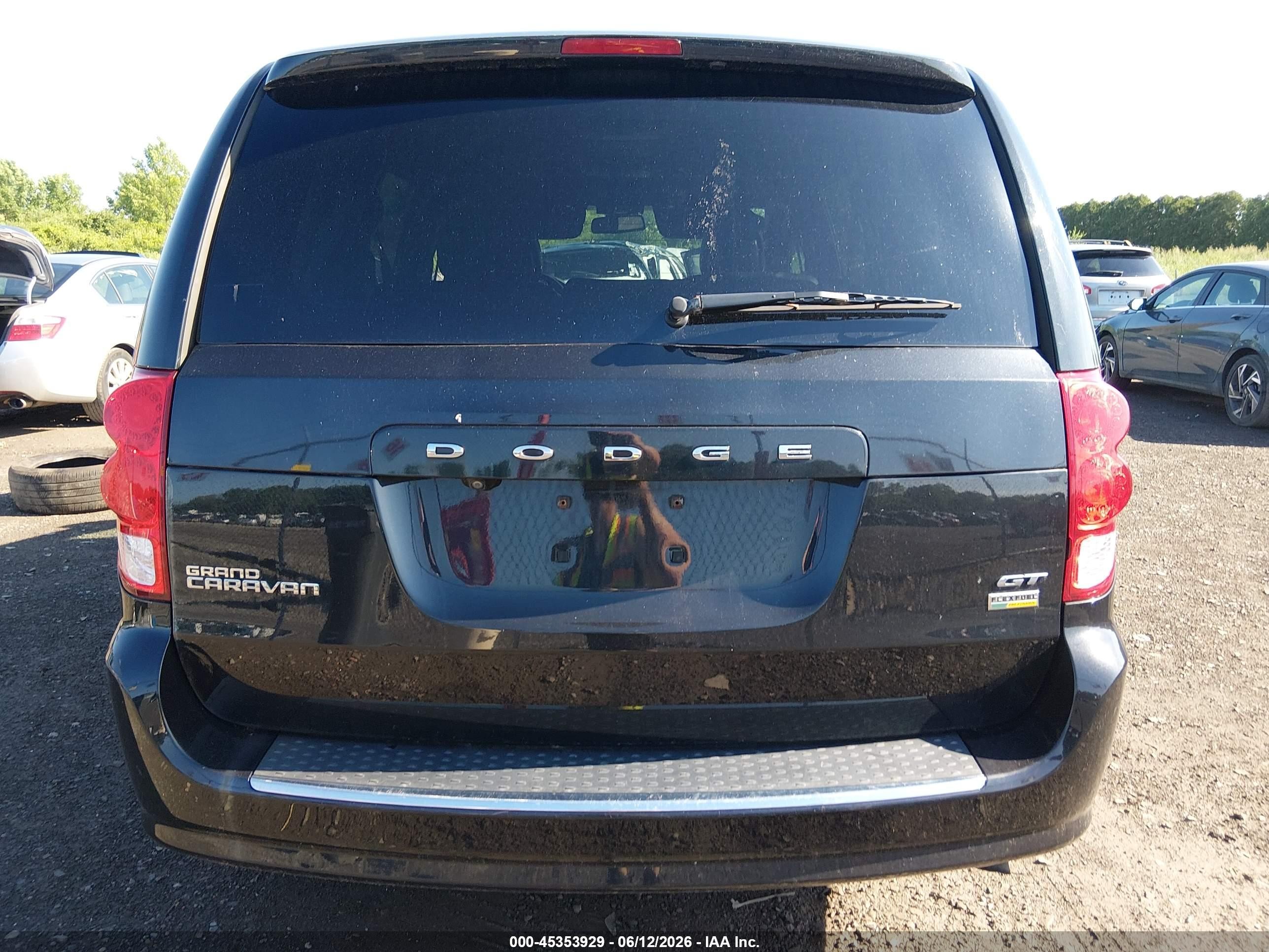 2018 Dodge Grand Caravan Gt Black vin: 2C4RDGEG0JR284473