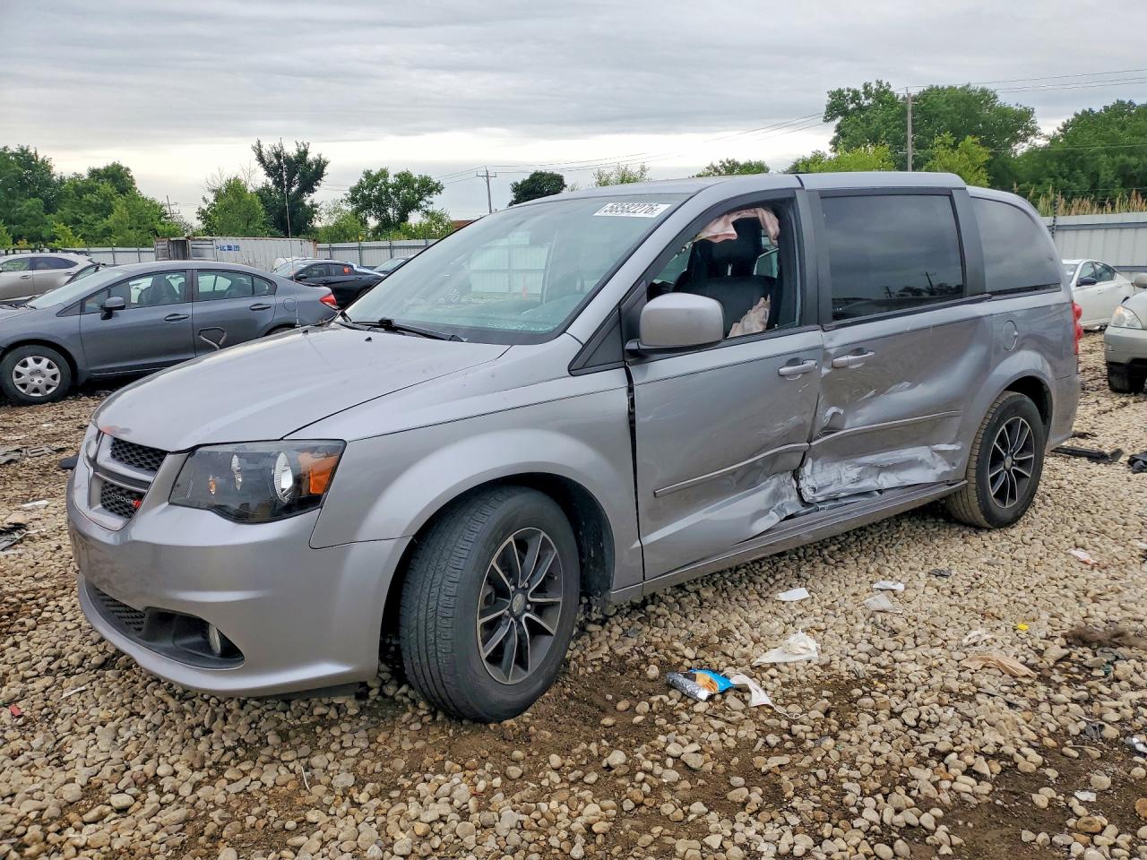 2015 Dodge Grand Caravan R/t Silver vin: 2C4RDGEG1FR570016