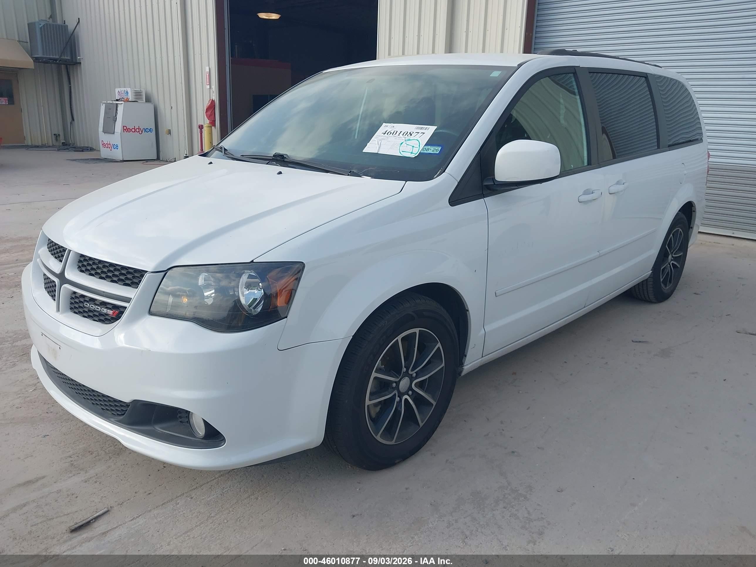 2017 Dodge Grand Caravan Gt White vin: 2C4RDGEG1HR558015