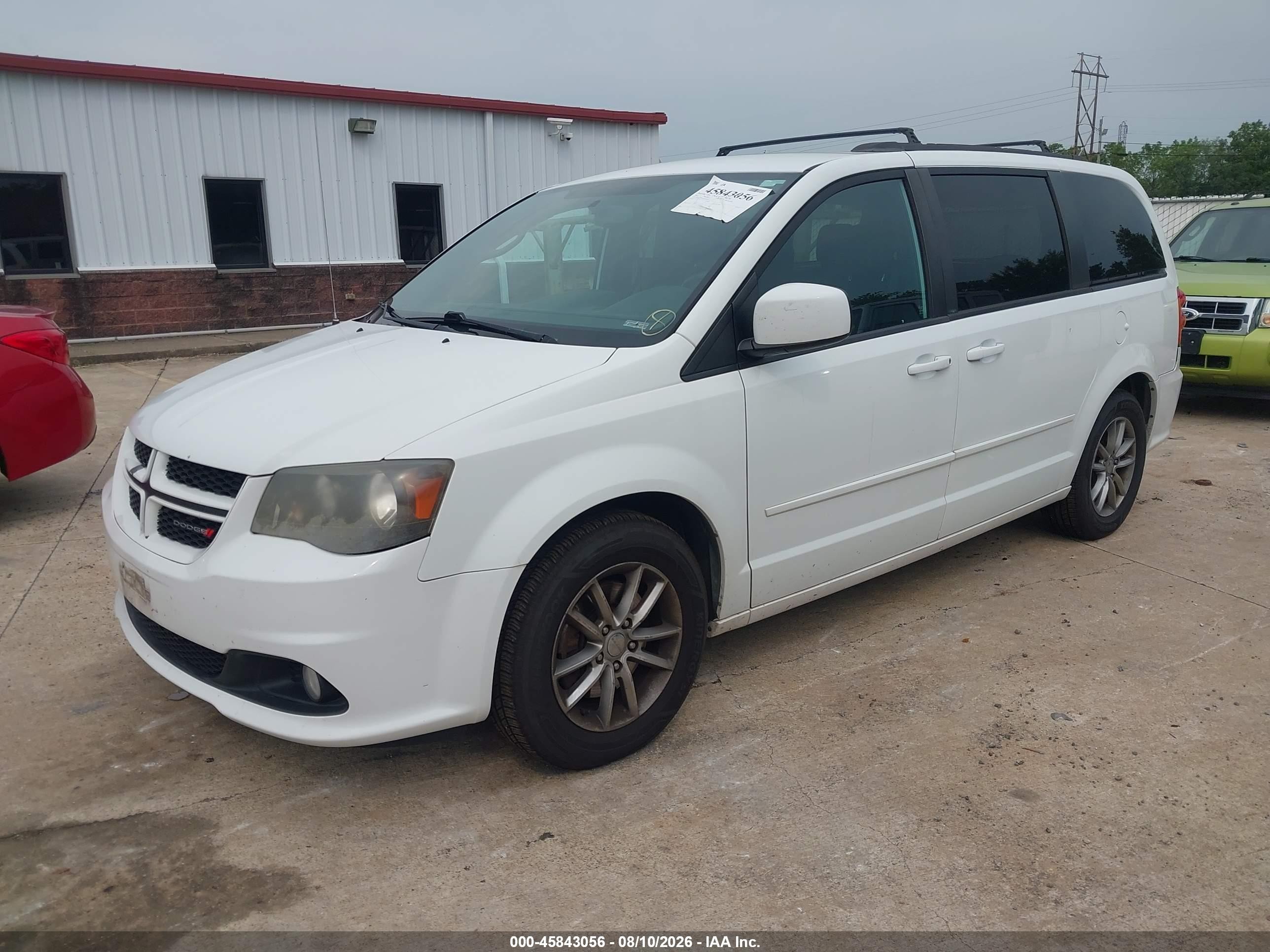 2014 Dodge Grand Caravan R/t Белый vin: 2C4RDGEG2ER248063