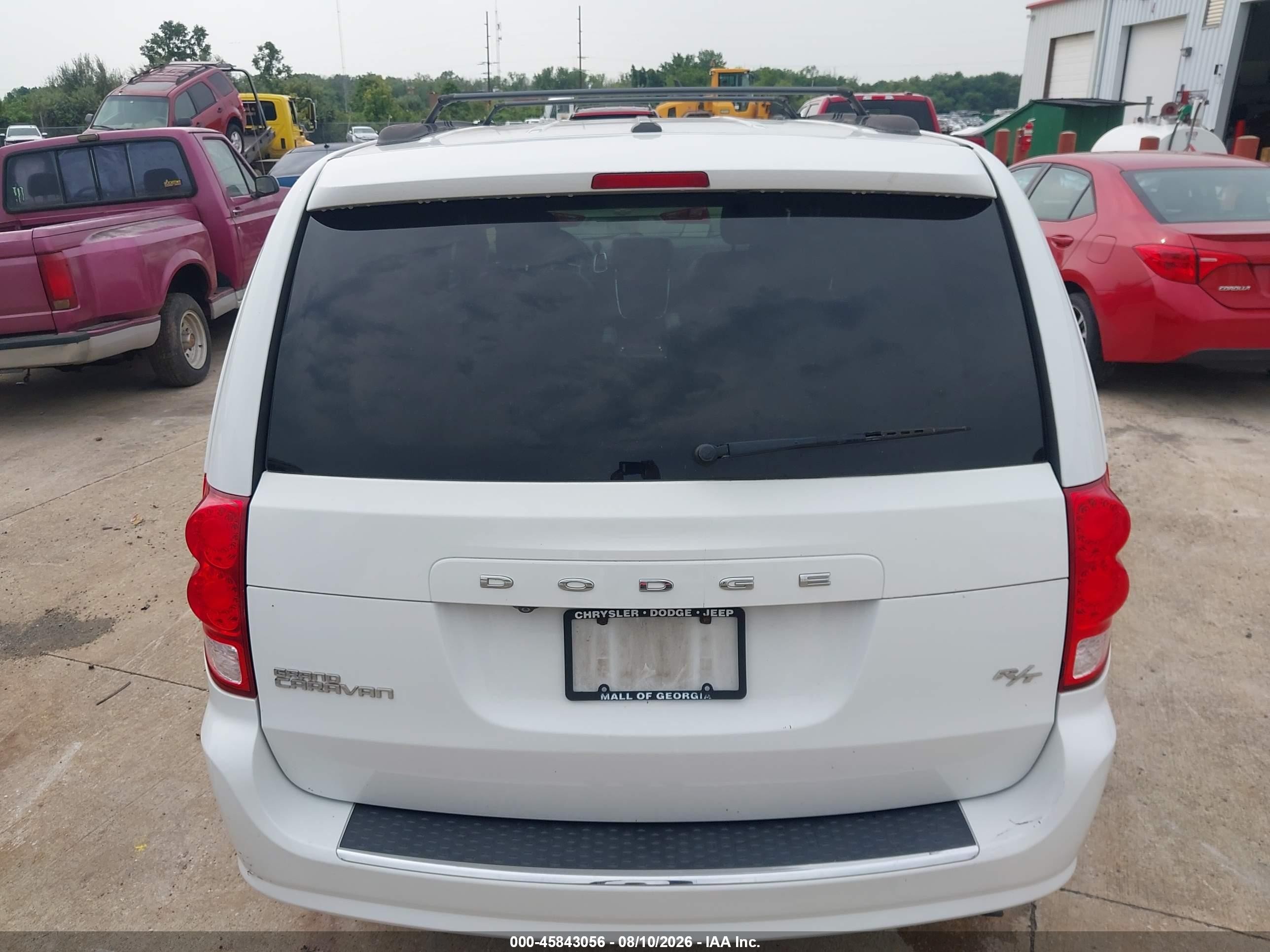2014 Dodge Grand Caravan R/t Белый vin: 2C4RDGEG2ER248063
