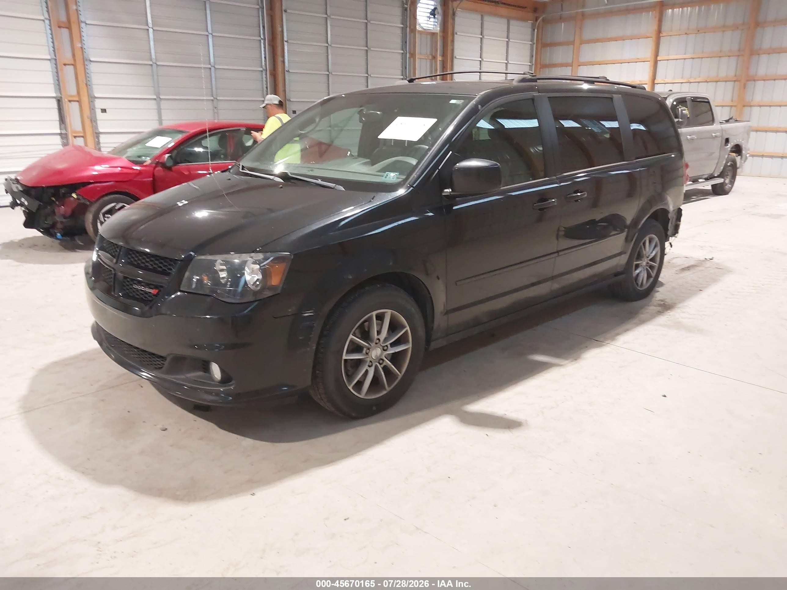 2014 Dodge Grand Caravan R/t Black vin: 2C4RDGEG2ER298235