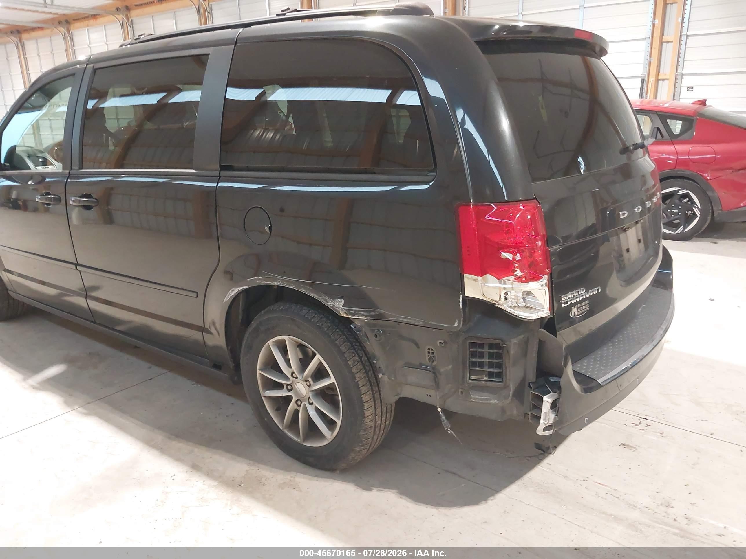 2014 Dodge Grand Caravan R/t Black vin: 2C4RDGEG2ER298235