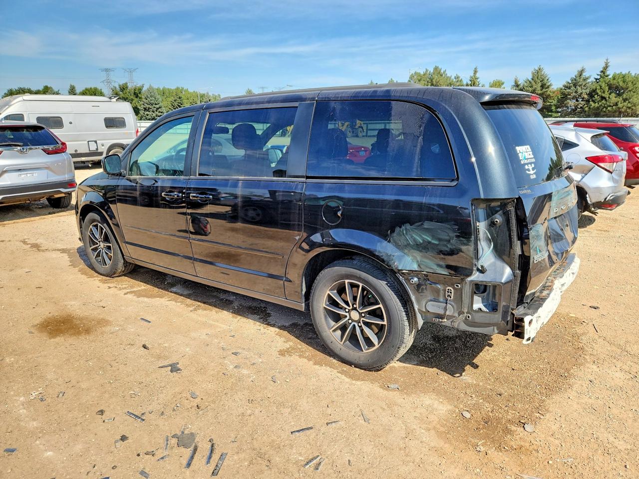 2017 Dodge Grand Caravan Gt Black vin: 2C4RDGEG2HR606833