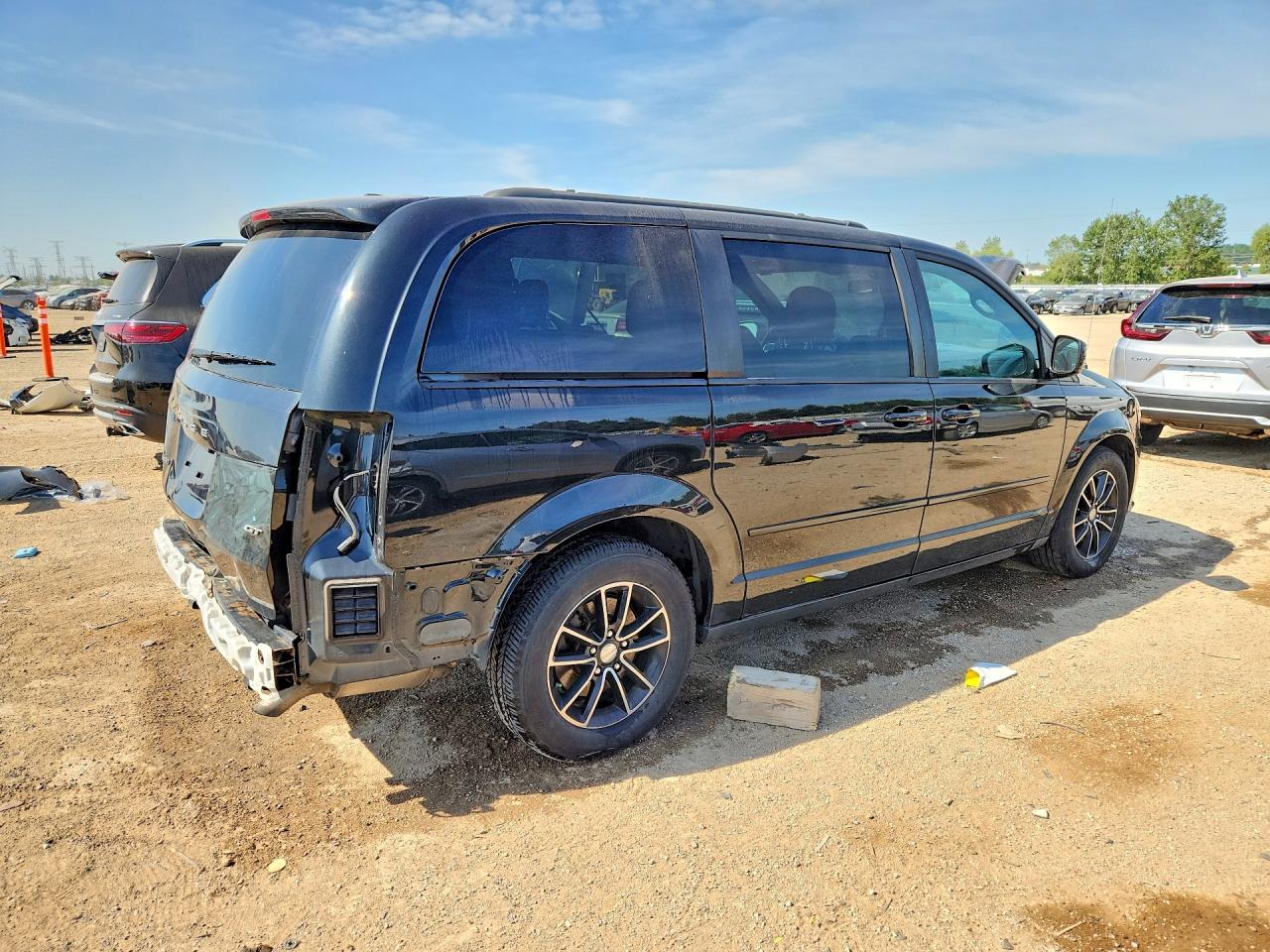 2017 Dodge Grand Caravan Gt Black vin: 2C4RDGEG2HR606833