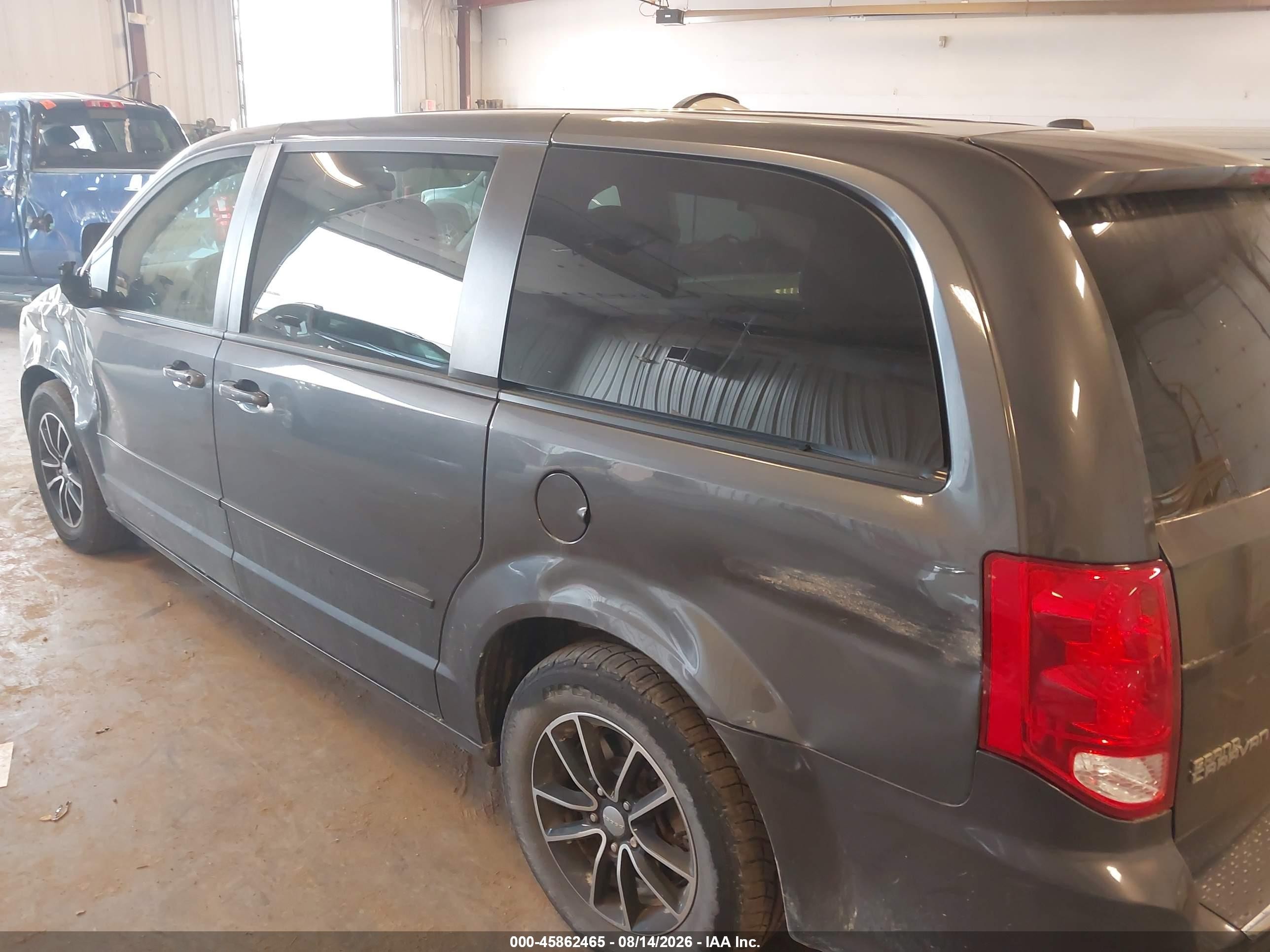 2017 Dodge Grand Caravan Gt Gray vin: 2C4RDGEG2HR701554