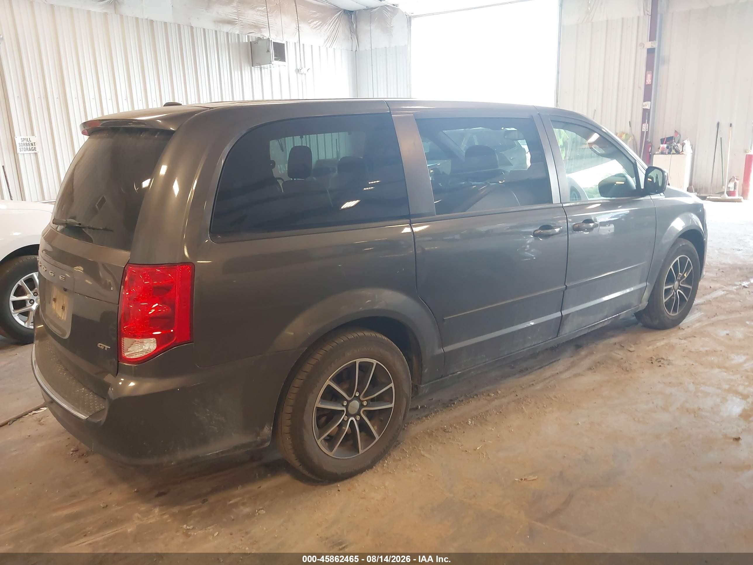 2017 Dodge Grand Caravan Gt Gray vin: 2C4RDGEG2HR701554