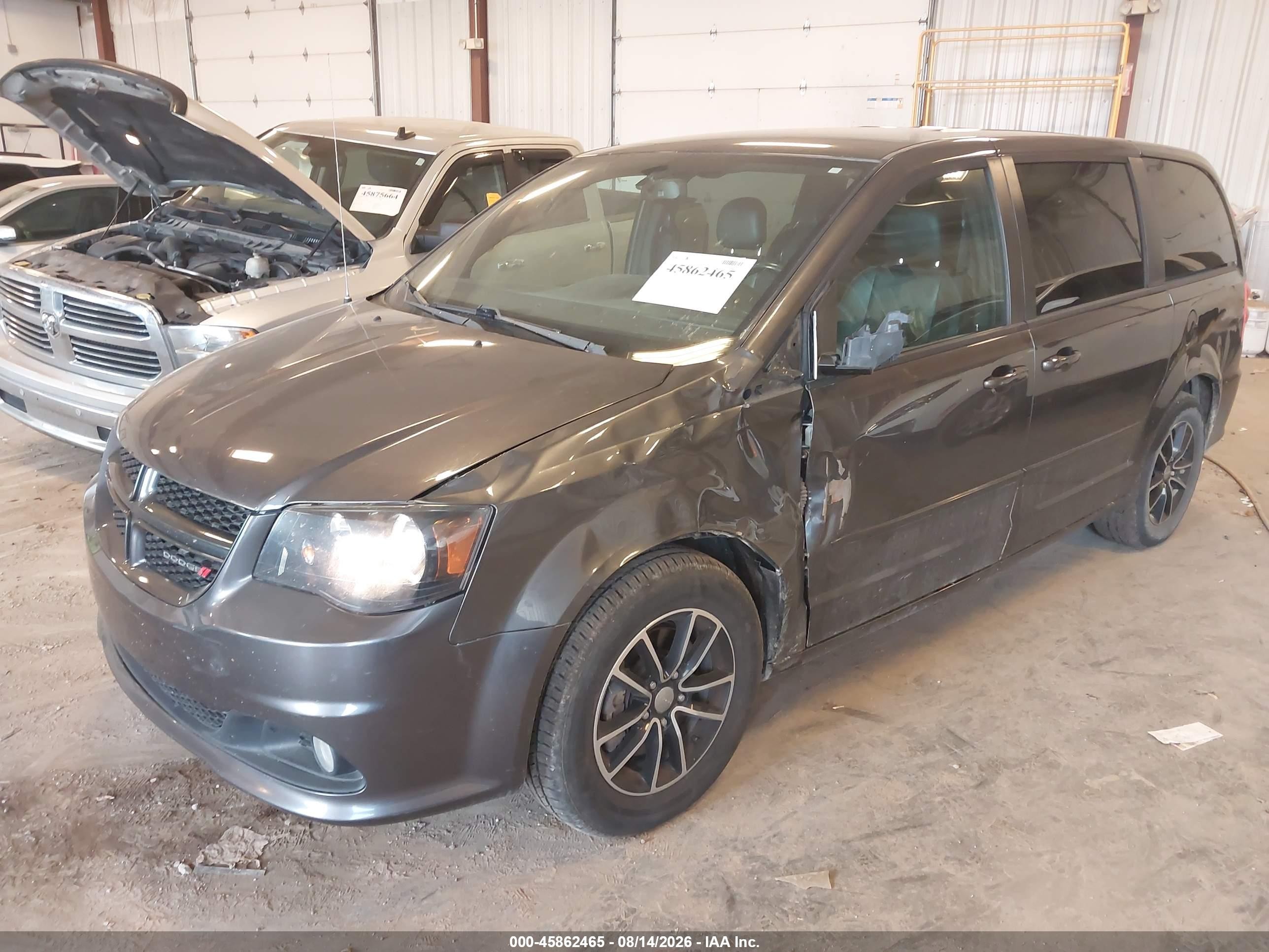 2017 Dodge Grand Caravan Gt Gray vin: 2C4RDGEG2HR701554