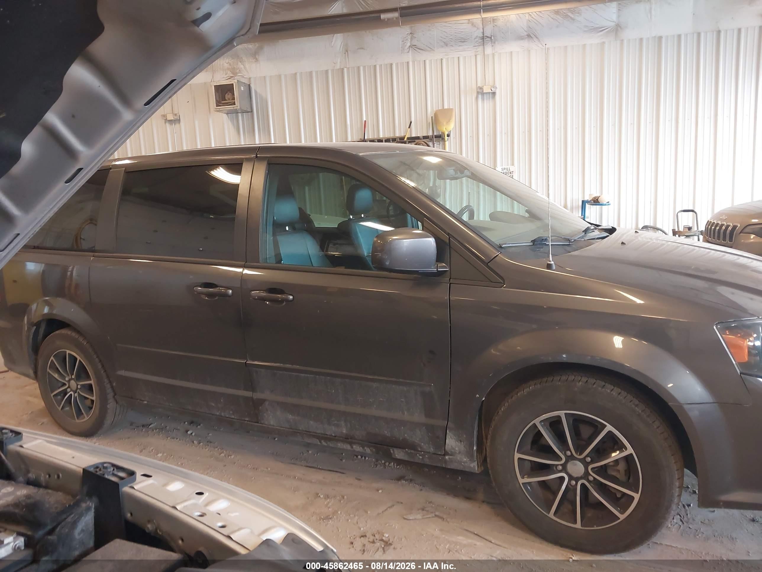 2017 Dodge Grand Caravan Gt Gray vin: 2C4RDGEG2HR701554