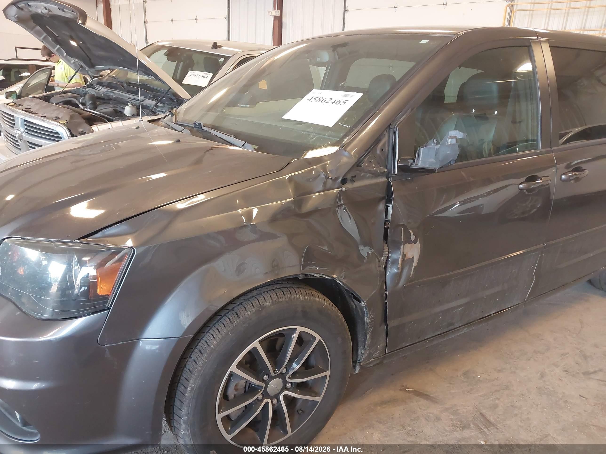 2017 Dodge Grand Caravan Gt Gray vin: 2C4RDGEG2HR701554